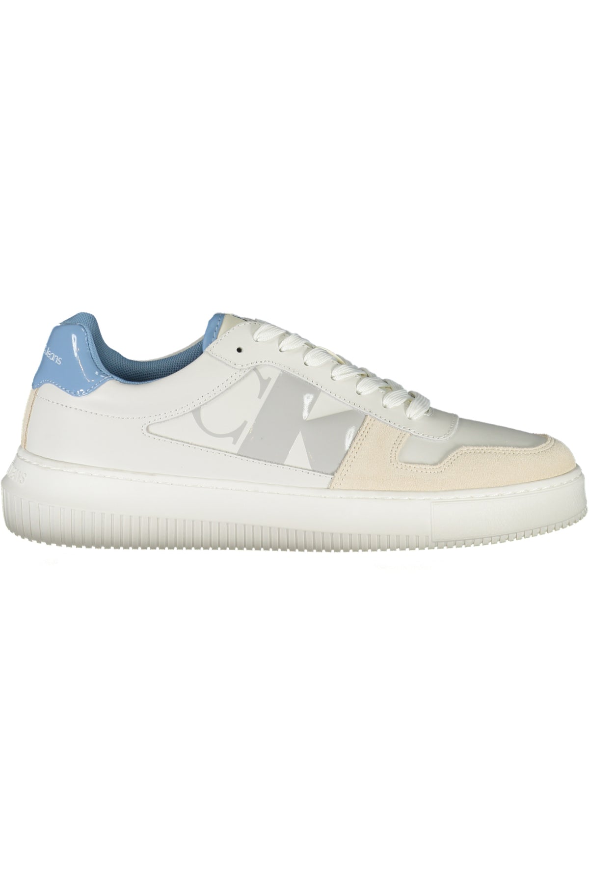 YM0YM00897_BI0LG – Herren Sportschuh Weiß mit Kontrasten & Logo - Nachhaltig & Stilvoll – Größe: 40, 41, 42, 43, 44, 45 – Farbe: Bianco