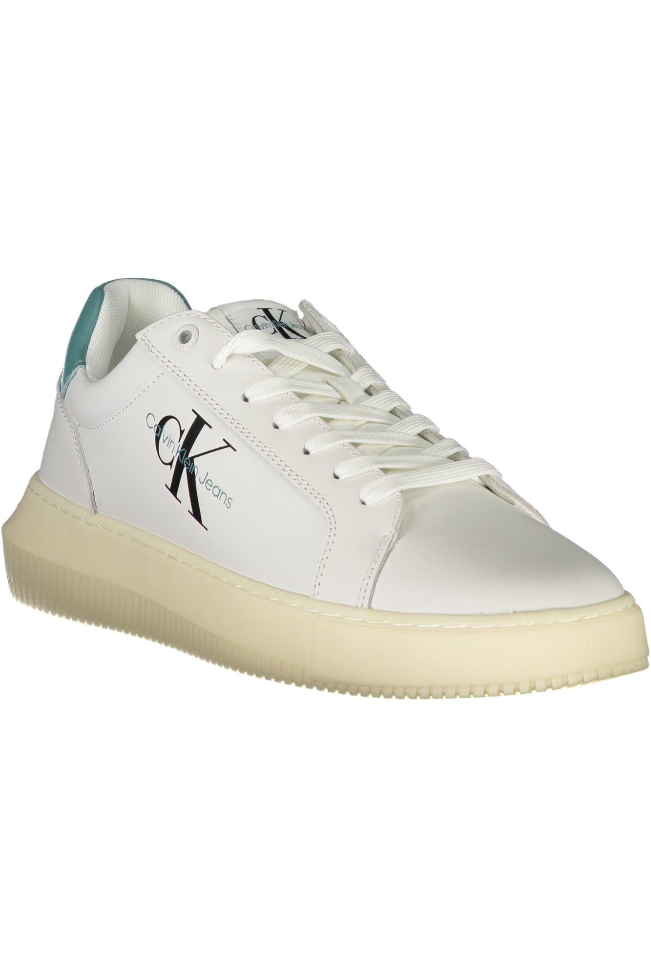 YM0YM00681_BI01T – CALVIN KLEIN CALZATURA SPORTIVA UOMO BIANCO – Größe: 40, 41, 42, 43, 44, 45, 46 – Farbe: Bianco