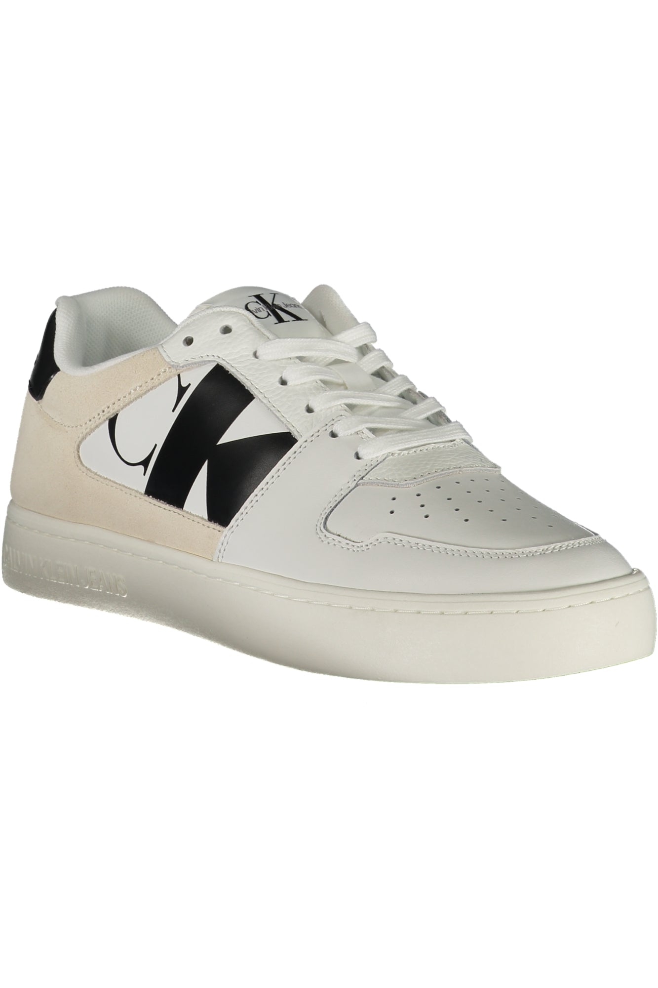 YM0YM01002_BI01W – CALVIN KLEIN CALZATURA SPORTIVA UOMO BIANCO – Größe: 40, 41, 42, 43, 44, 45 – Farbe: Bianco