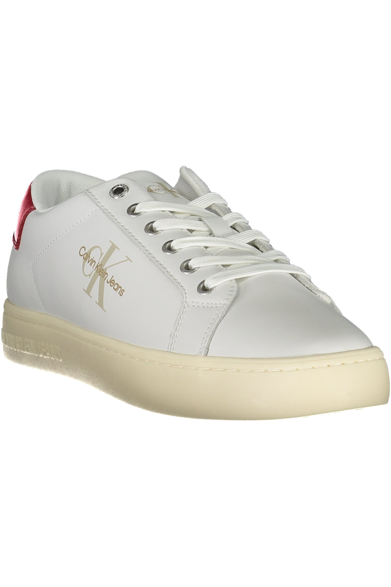 YM0YM00491_BI0KV – CALVIN KLEIN CALZATURA SPORTIVA UOMO BIANCO – Größe: 40, 41, 42, 43, 44, 45 – Farbe: Bianco