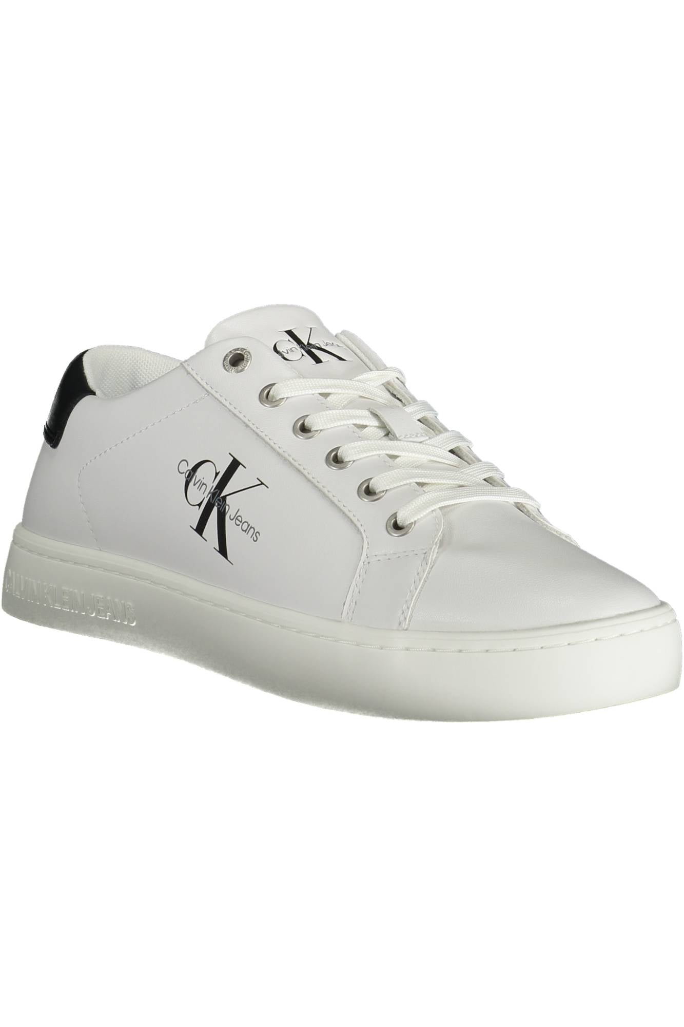 YM0YM00491_BIANCO_YAF – Herren-Sneaker in Weiß: Stilvoll und nachhaltig mit recyceltem Material – Größe: 40, 41, 42, 43, 44, 45, 46 – Farbe: Bianco