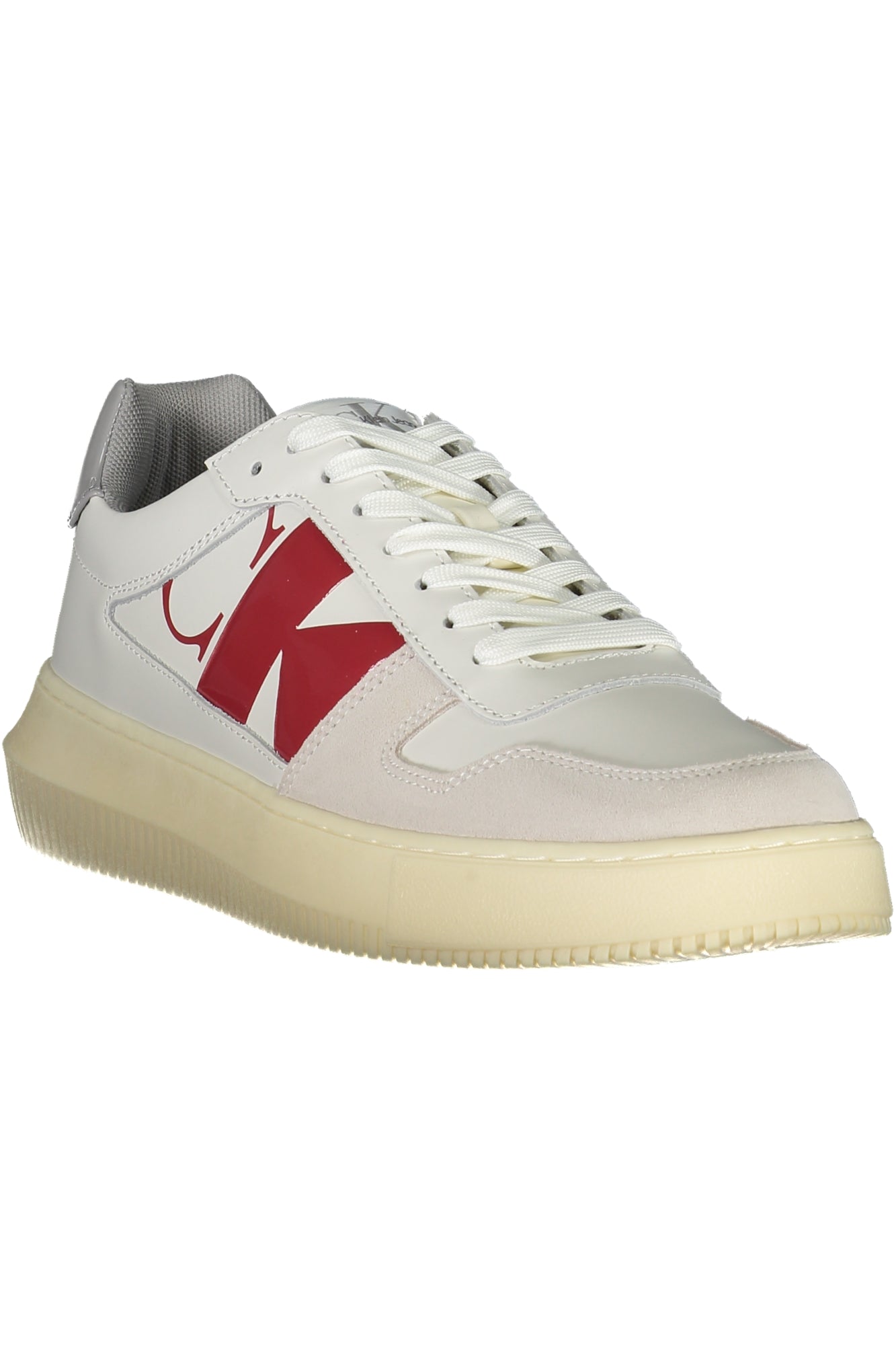 YM0YM00897_BI01W – CALVIN KLEIN CALZATURA SPORTIVA UOMO BIANCO – Größe: 40, 41, 42, 43, 44, 45 – Farbe: Bianco