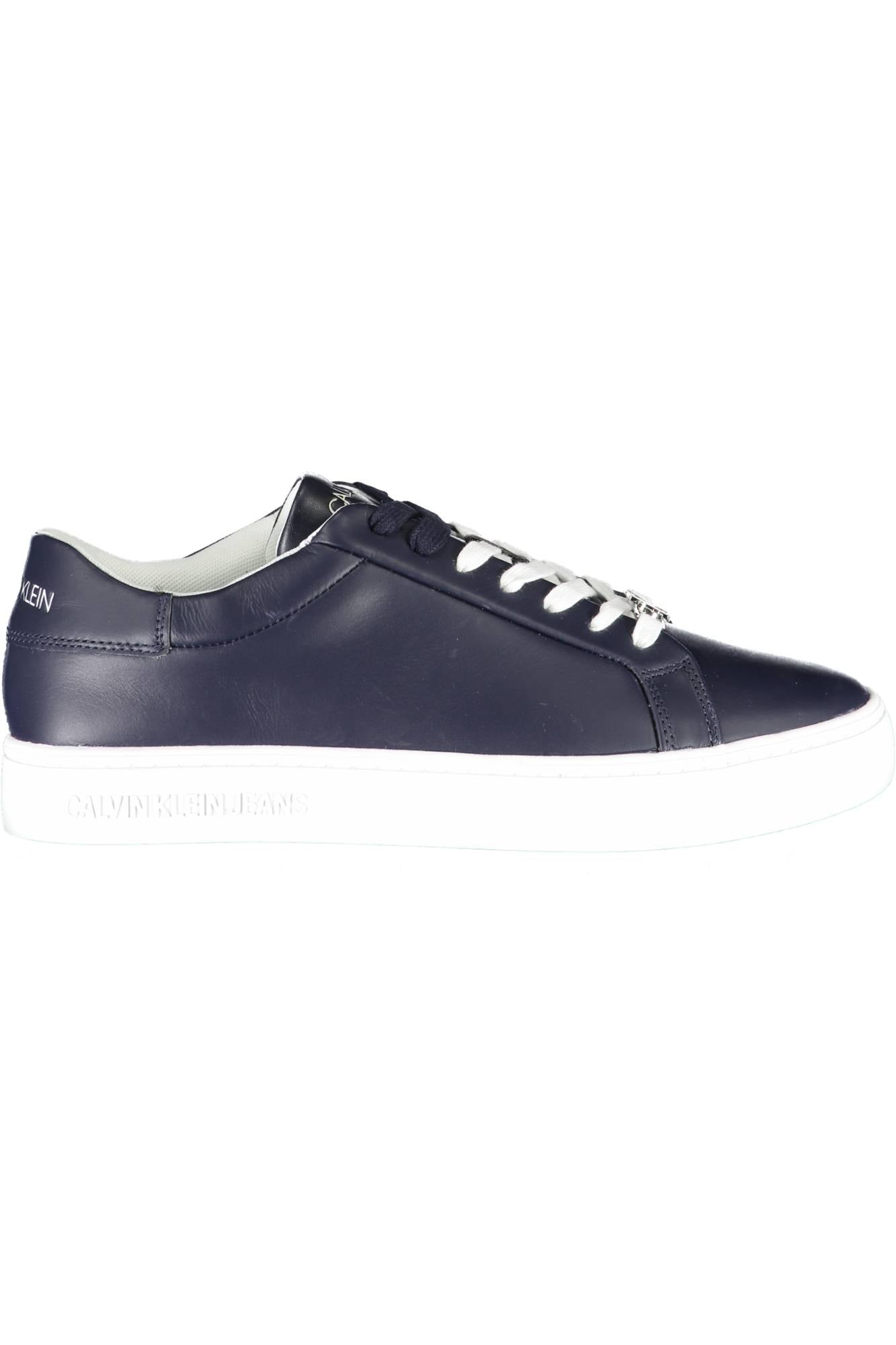 YM0YM00084_BLU_CHW – Herren Blauer Sportschuh mit Kontrasten und Logo-Details für Style – Größe: 44 – Farbe: Blu