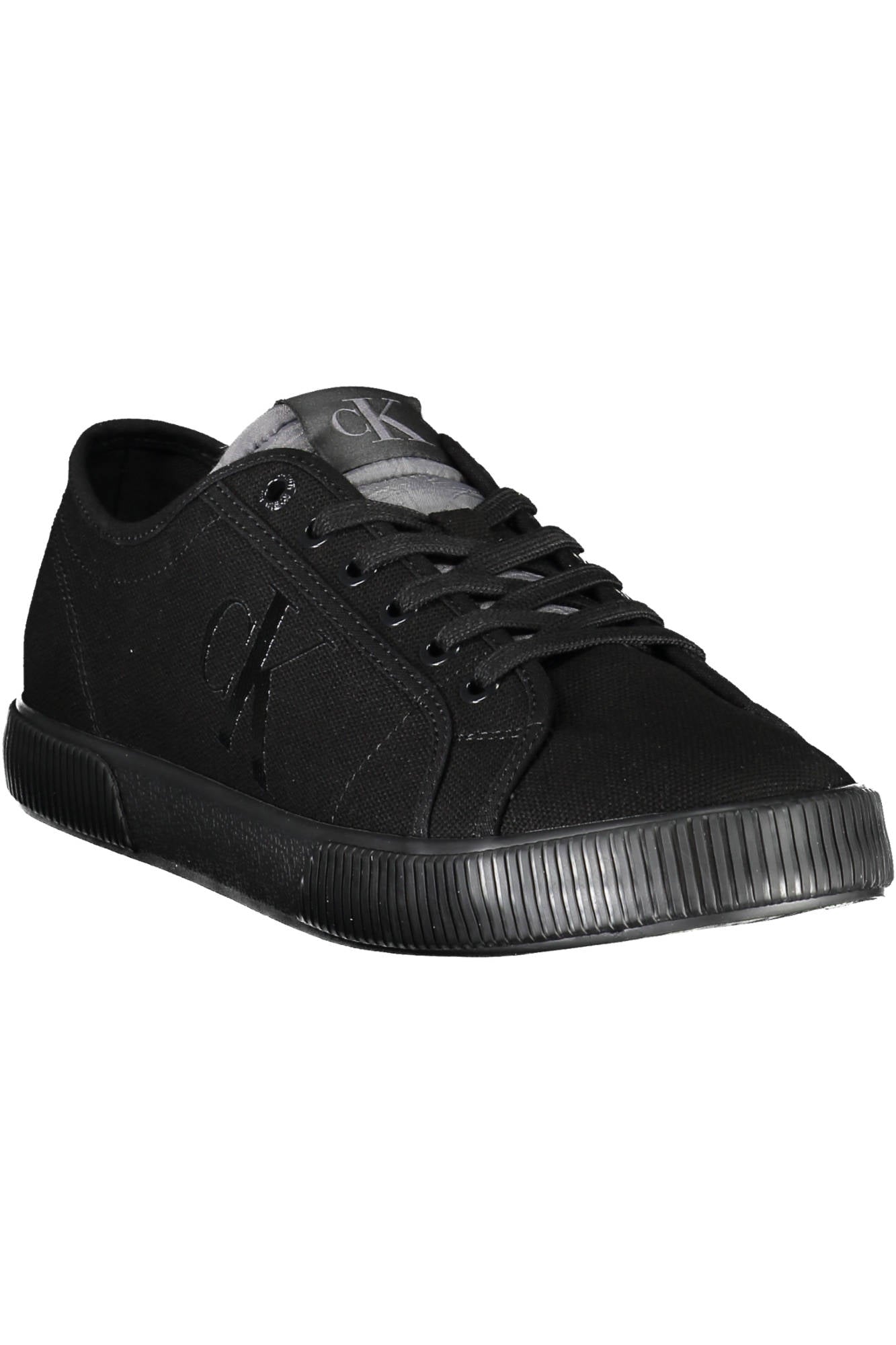 YM0YM00689_NERO_BDS – Sportlicher Herren-Sneaker Schwarz mit Kontrast & recycelten Materialien – Größe: 40, 41, 42, 43, 44, 45 – Farbe: Nero