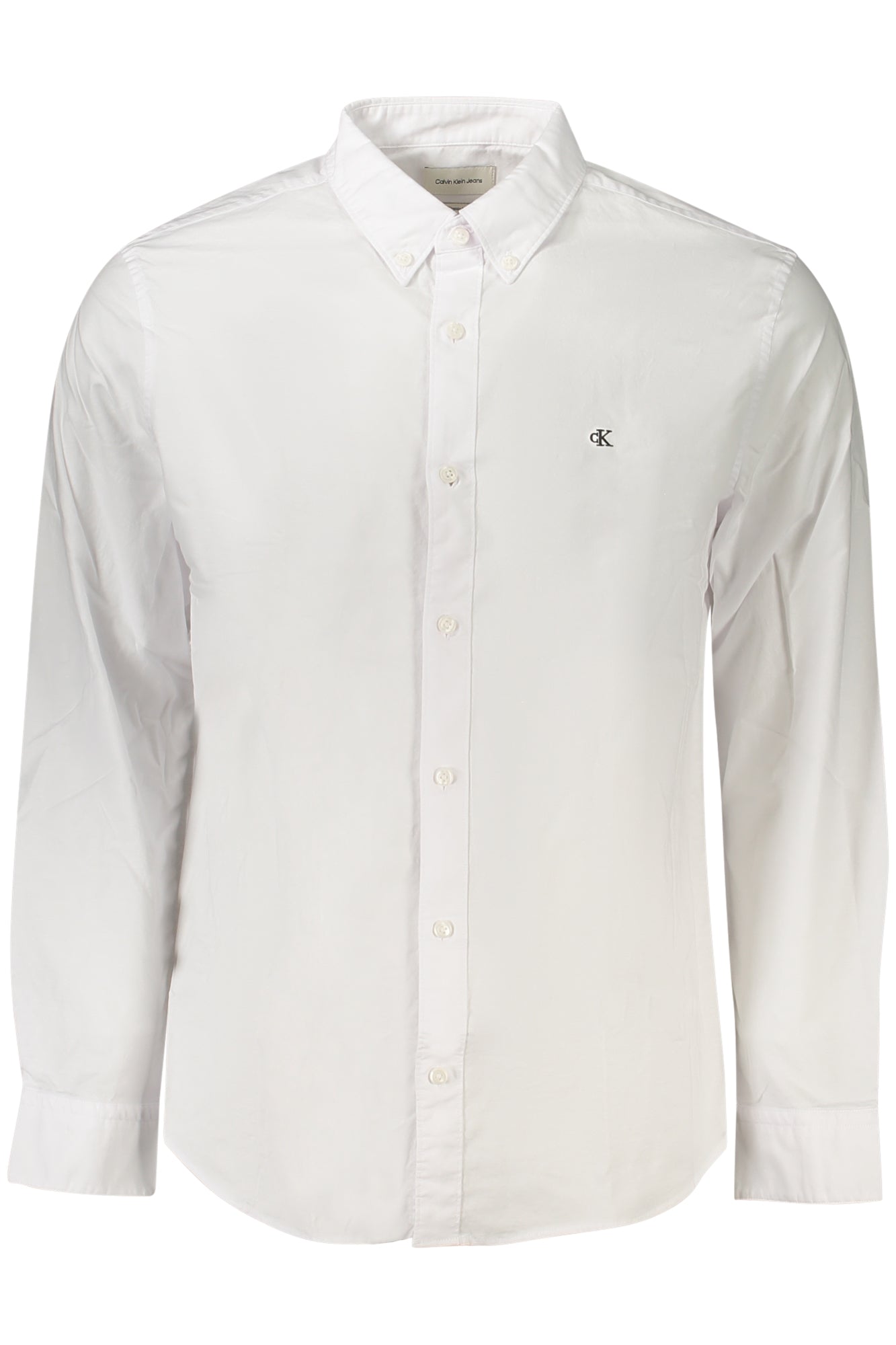 LV140EM125_BIYAA – Elegantes weißes Herrenhemd: Klassischer Stil mit Stickerei – Größe: S, M, L, XL, 2XL – Farbe: Bianco
