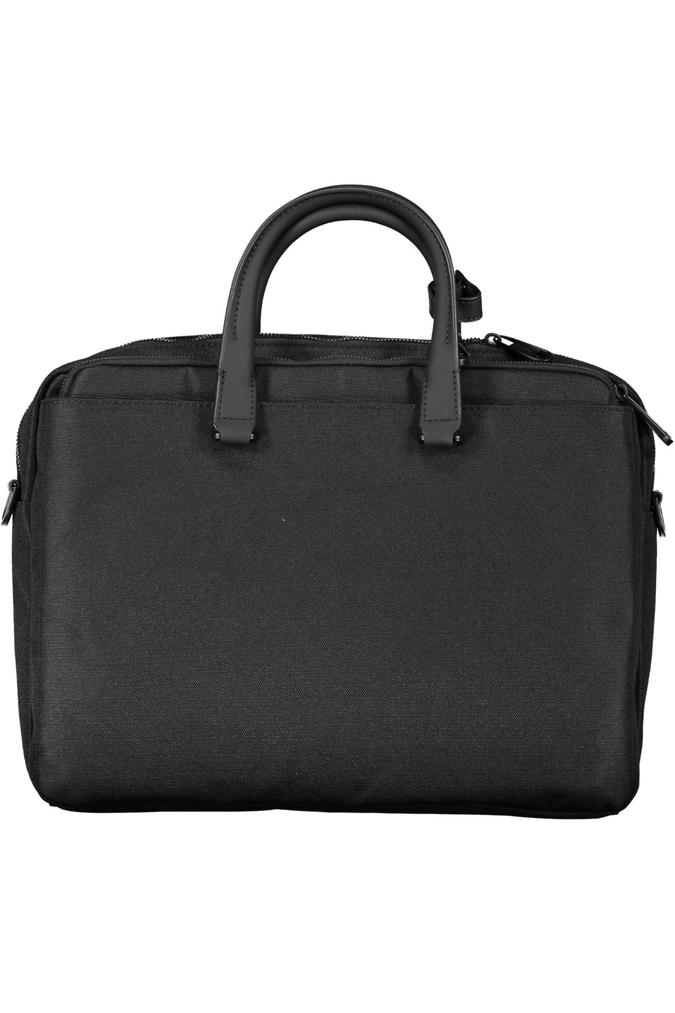 K50K509587_NERO_BAX – Elegante schwarze Herrentasche aus recyceltem Material mit Laptopfach. – Größe: UNI – Farbe: Nero