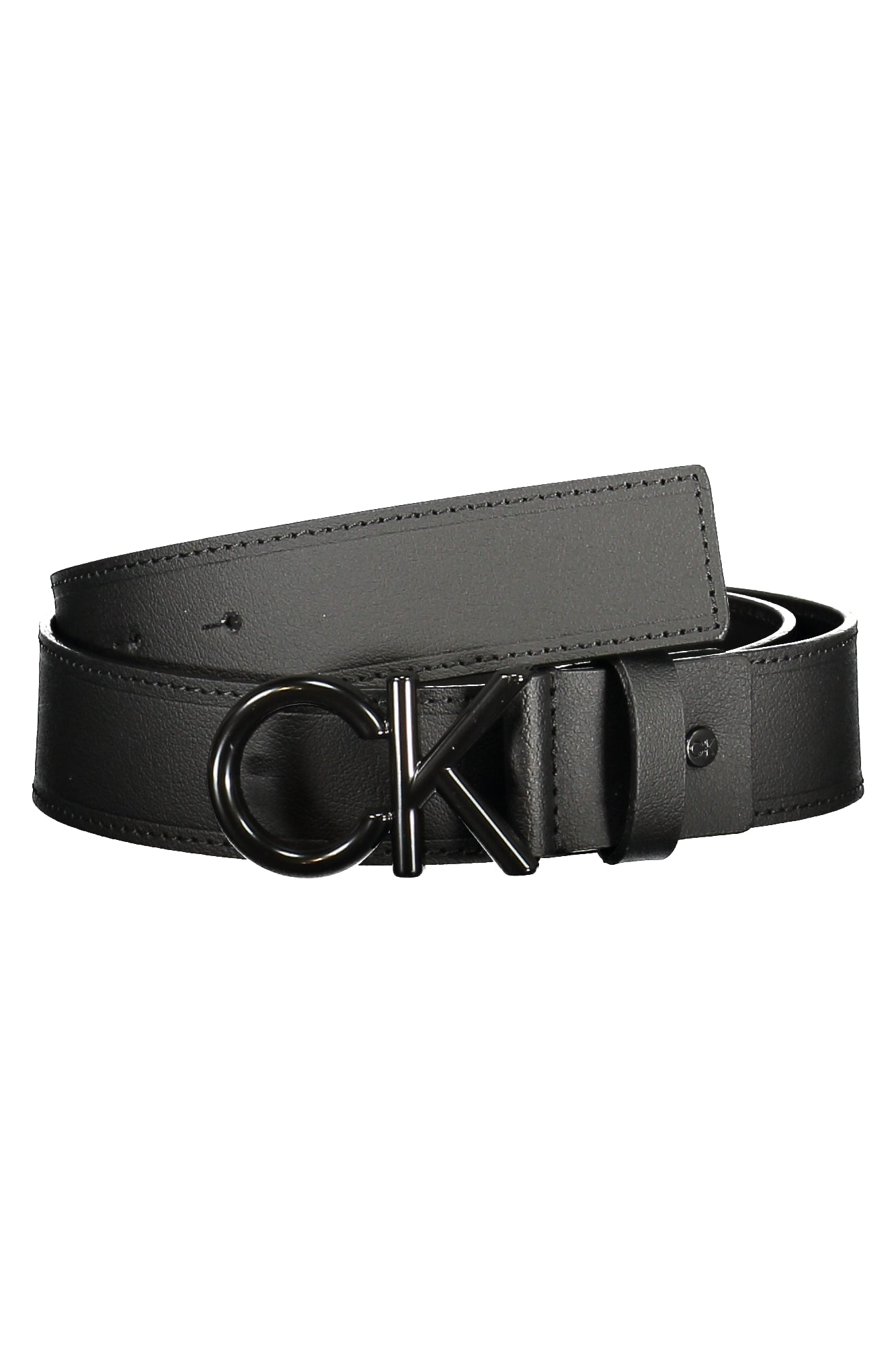 K50K510623_NEBAX – Eleganter Herrengürtel aus schwarzem Leder mit Metallschnalle – Größe: 105, 110, 100, 115, 90, 95 – Farbe: Nero