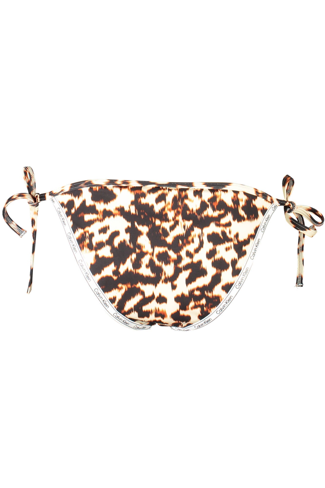 KW0KW01862_BEIGE_0HE – Beige Damen-Badehose: Verstellbar & Nachhaltig aus recyceltem Polyester – Größe: S, M, L – Farbe: Beige