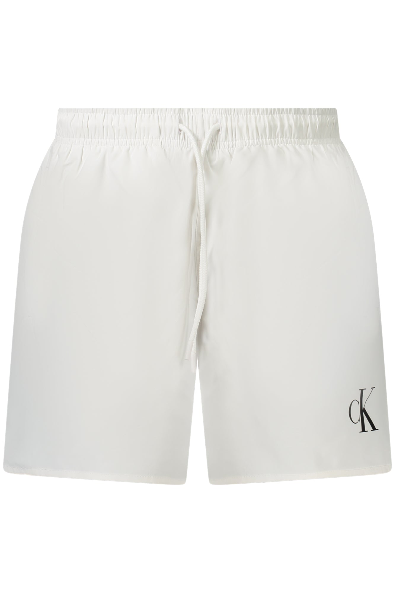 KM0KM01101_BIYCD – Herren Badehose Weiß: Elastisch mit Taschen & Innen-Slip – Größe: S, M, L, XL, 2XL – Farbe: Bianco