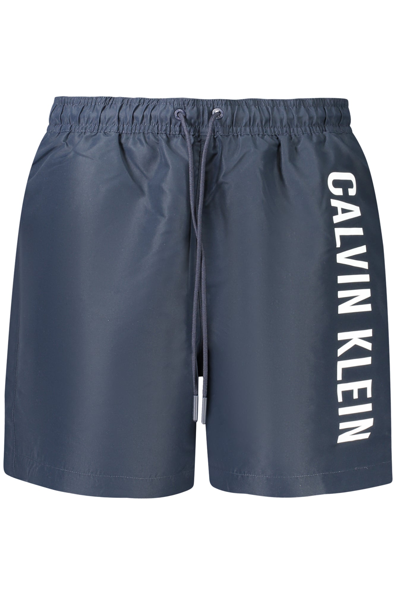 KM0KM01092_BLCEF – Stilvolle blaue Badeboxer für Herren mit Taschen und Kordelzug – Größe: S, M, L, XL, 2XL – Farbe: Blu