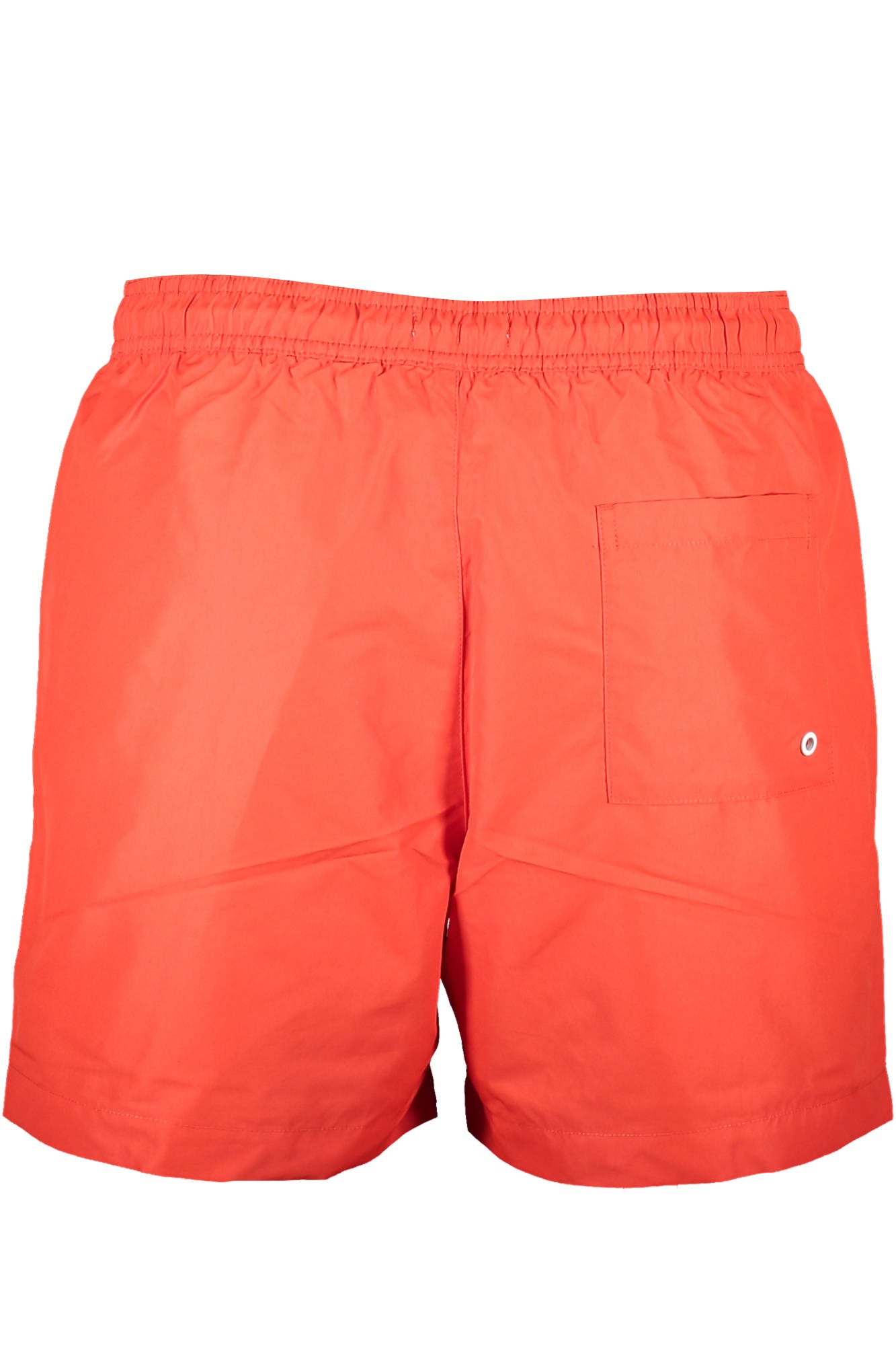 KM0KM00794_ROSSO_XNE – Herren Badehose Rot - Mittellang, Recycelt, Mit Taschen und Kordelzug – Größe: M, L, XL, 2XL – Farbe: Rosso