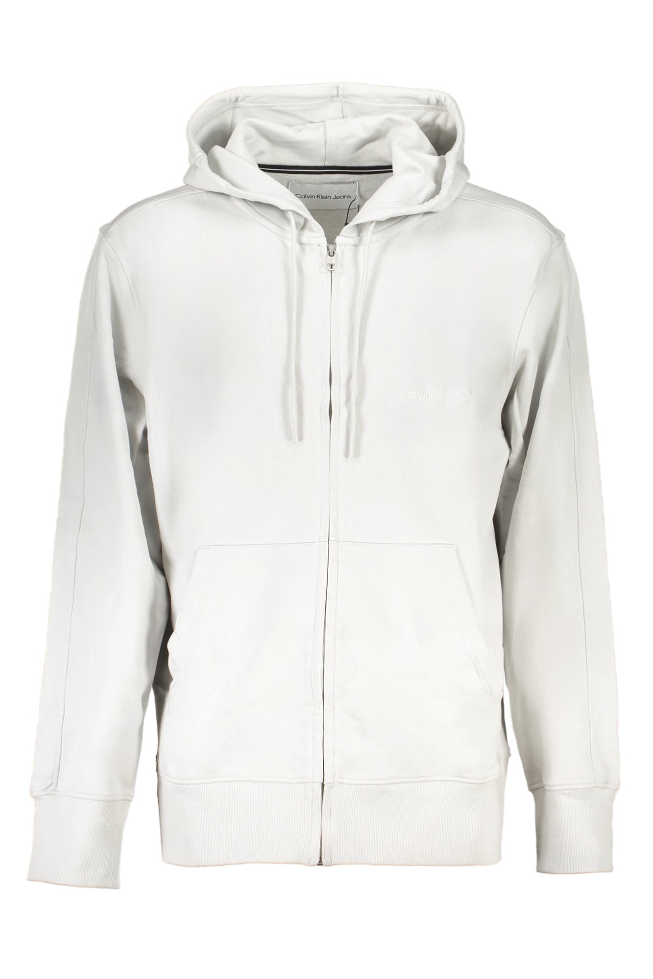 J30J325148_GRPC8 – Graues Herren-Sweatshirt mit Kapuze aus regenerativer Baumwolle – Größe: S, M, L, XL, 2XL – Farbe: Grigio