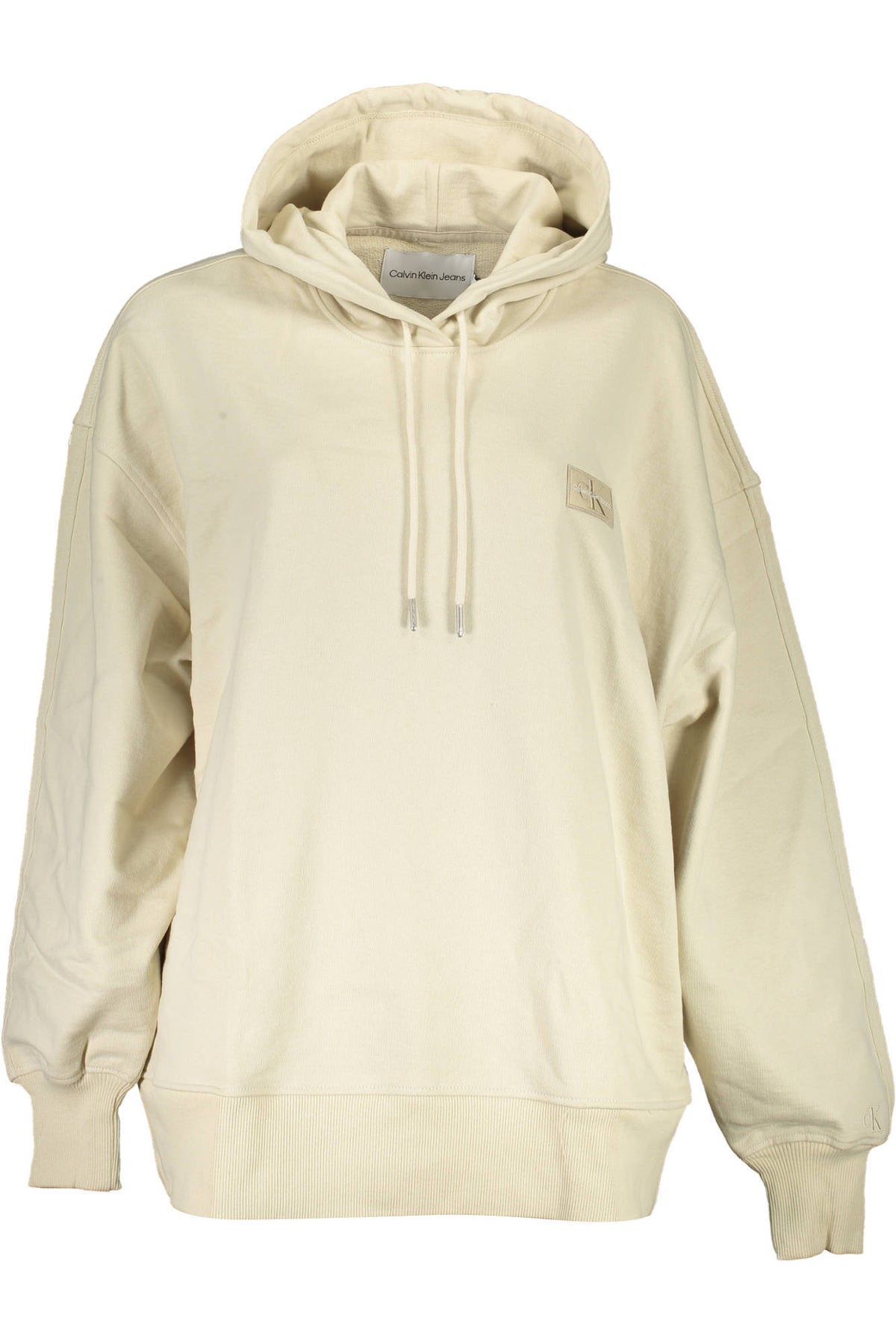 J20J219754_BEIGE_ACF – Nachhaltiger Damen Hoodie Beige aus 100% Recycelter Baumwolle – Größe: L, XL – Farbe: Beige