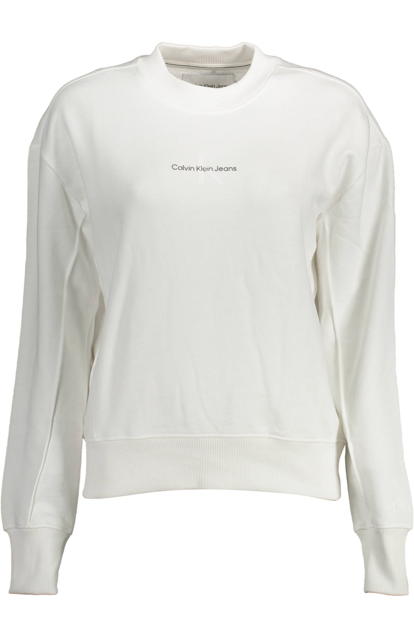 J20J217734_BIANCO_YAF – Trendiges Damen-Sweatshirt in Weiß: Stilvoller Look ohne Reißverschluss – Größe: XL – Farbe: Bianco