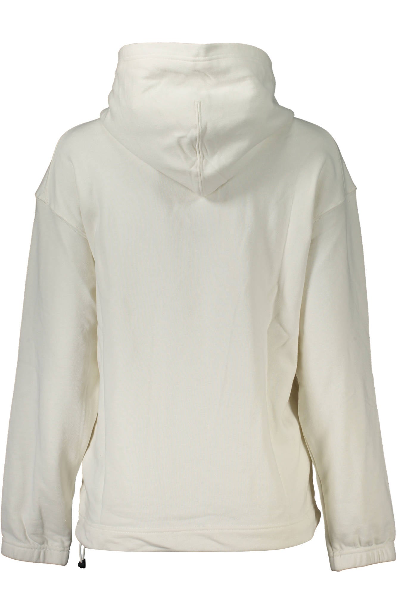 00GWS3W300_BIANCO_YBI – Moderner Damenpullover: Weißes Langarm-Sweatshirt mit Kapuze – Größe: XS, S, M, L, XL – Farbe: Bianco