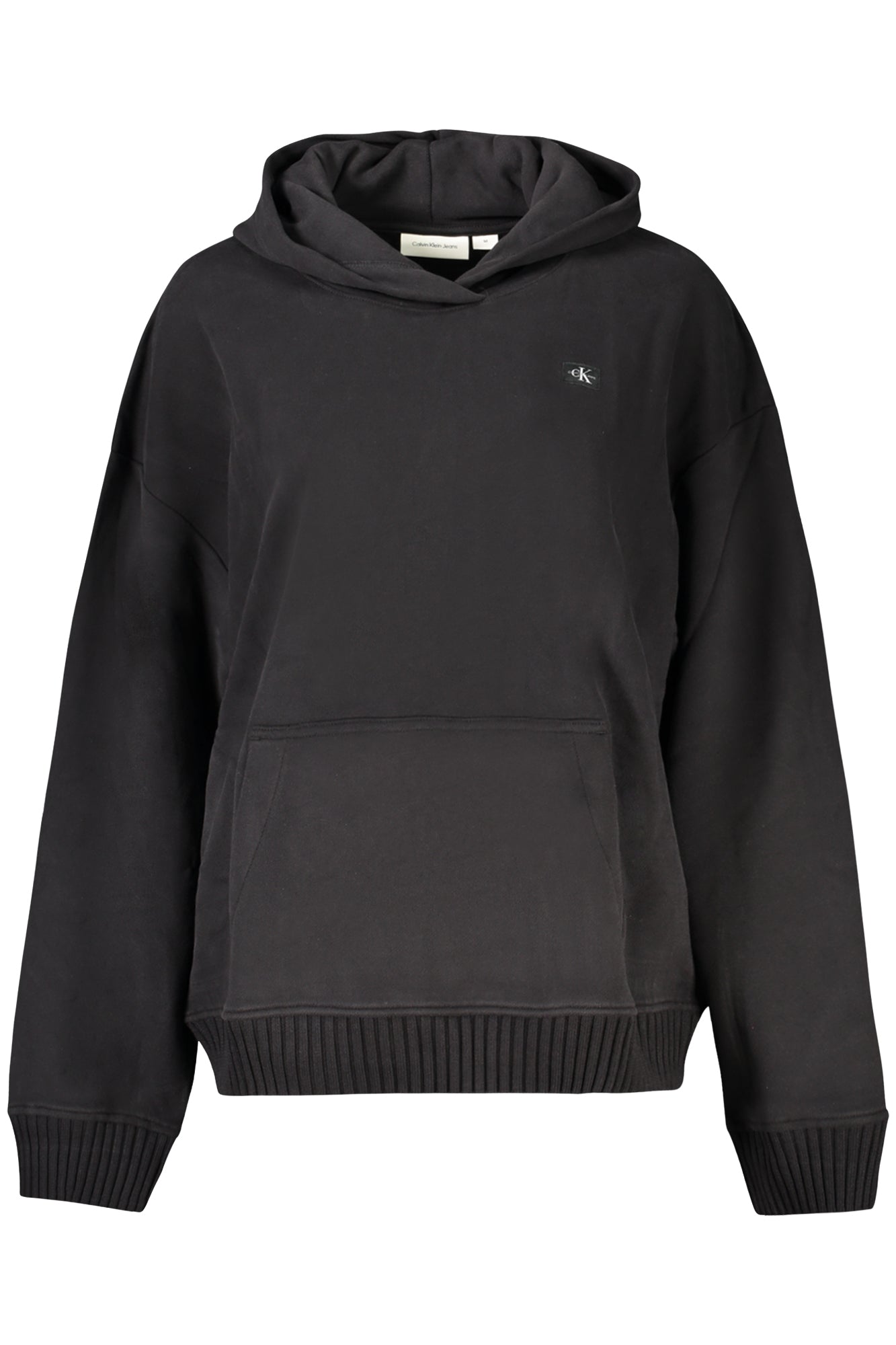J20J224173_NEBEH – Eleganter Damen-Hoodie: Bio-Baumwolle, Schwarz, Kapuze, Logo-Tasche – Größe: XS, S, M, L, XL – Farbe: Nero