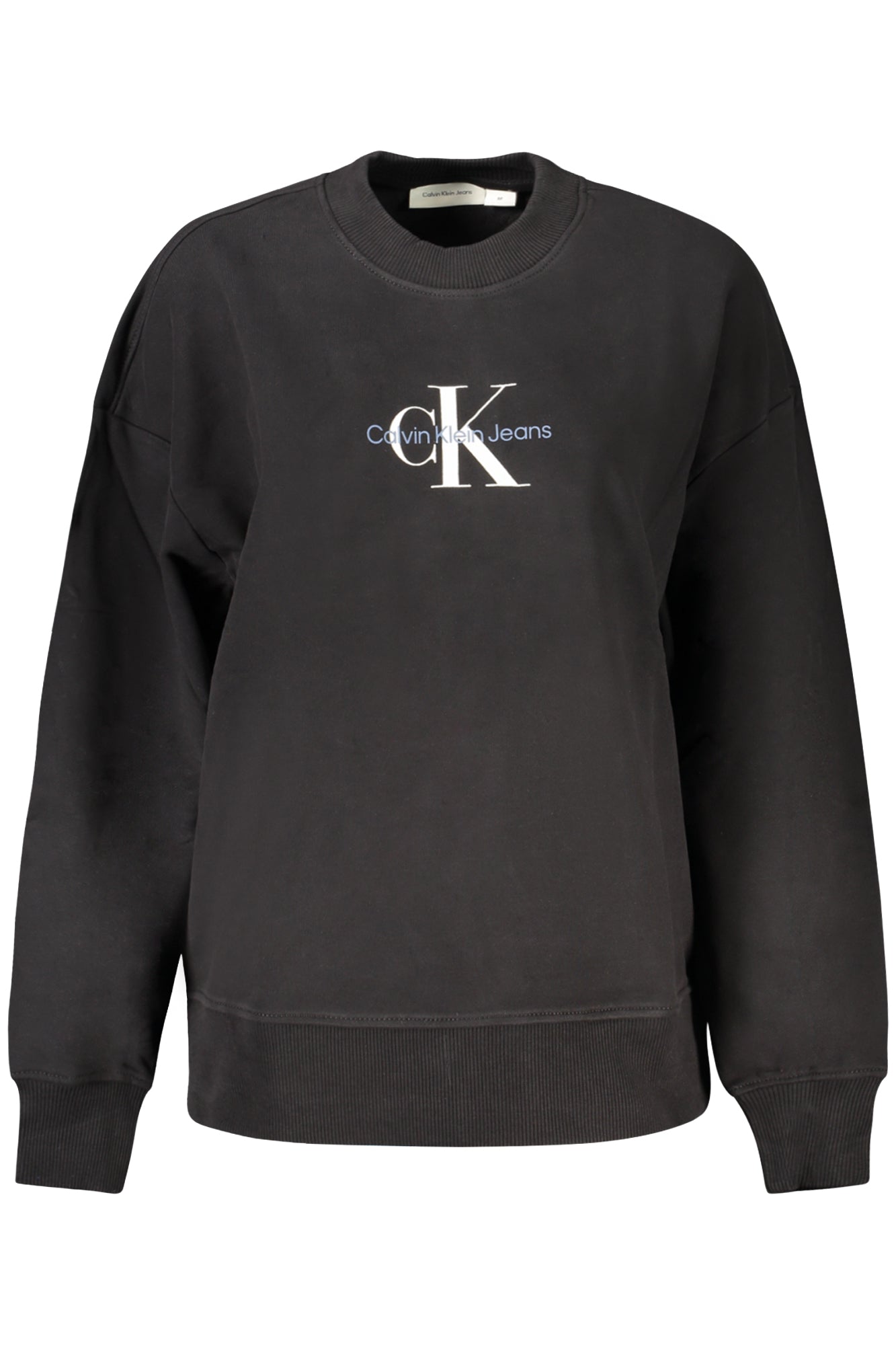 J20J224177_NEBEH – Eleganter Damen Pullover Schwarz - Nachhaltig & Stilvoll mit Logo-Druck – Größe: XS, S, L, M, XL – Farbe: Nero