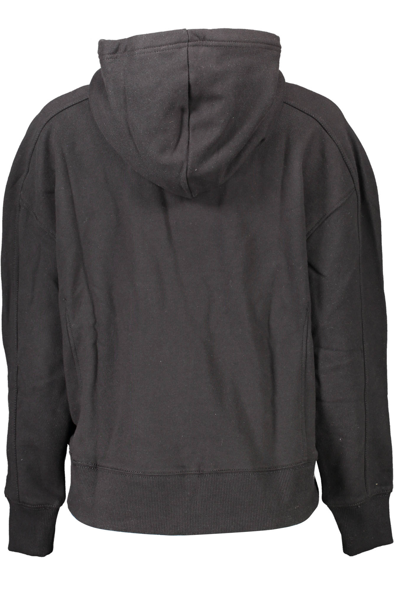 J20J215462_NERO_BEH – Damen Bio-Kapuzenpullover in Schwarz – Stylisch & Nachhaltig – Größe: L, XL – Farbe: Nero