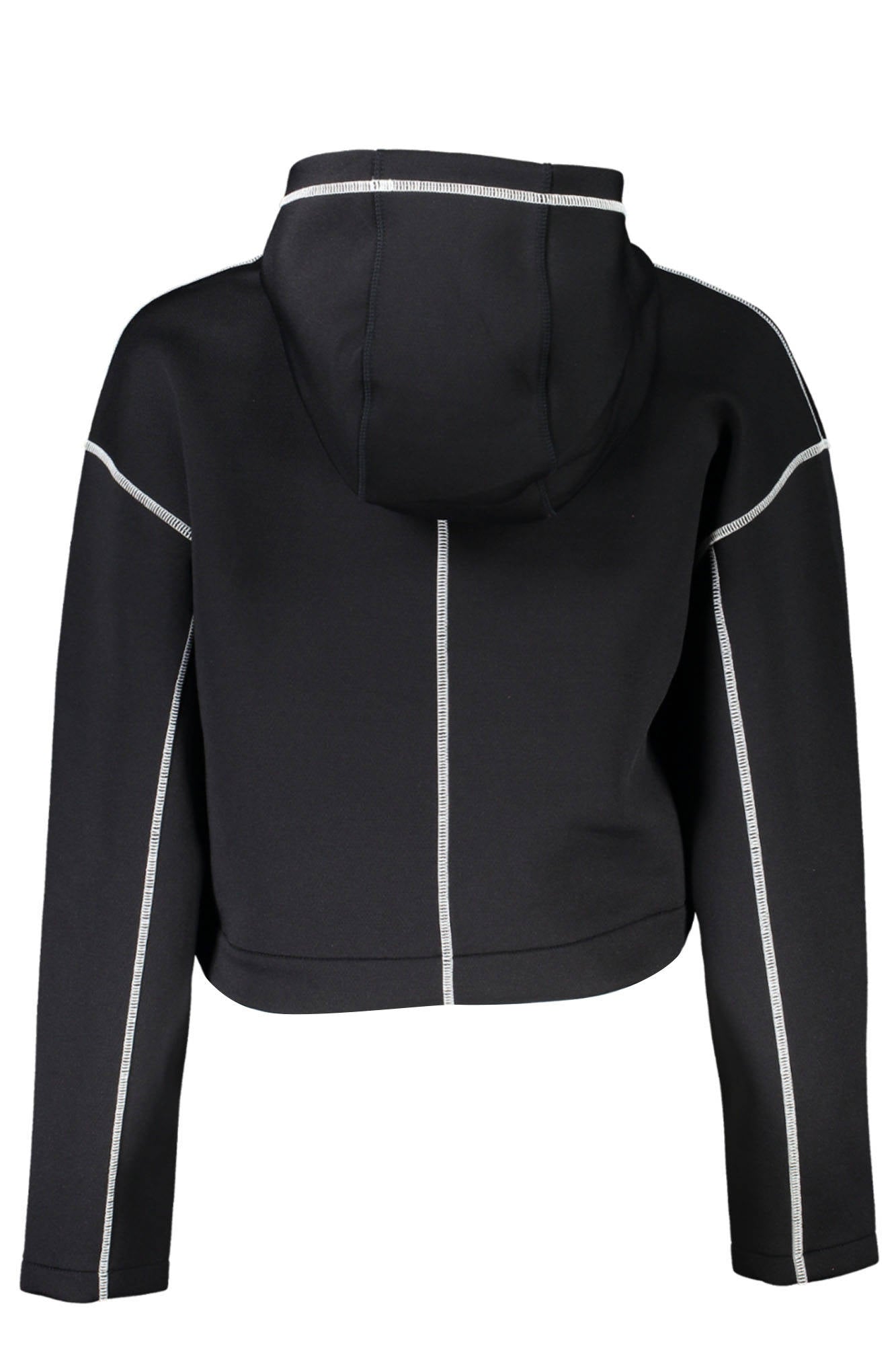 00GWF3W325_18907AD_NEROBAE – CALVIN KLEIN FELPA SENZA ZIP DONNA NERO – Größe: L, XL – Farbe: Nero