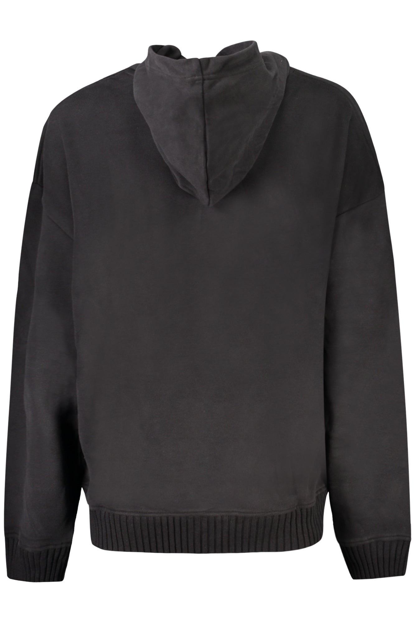 J20J224173_NEBEH – Eleganter Damen-Hoodie: Bio-Baumwolle, Schwarz, Kapuze, Logo-Tasche – Größe: XS, S, M, L, XL – Farbe: Nero