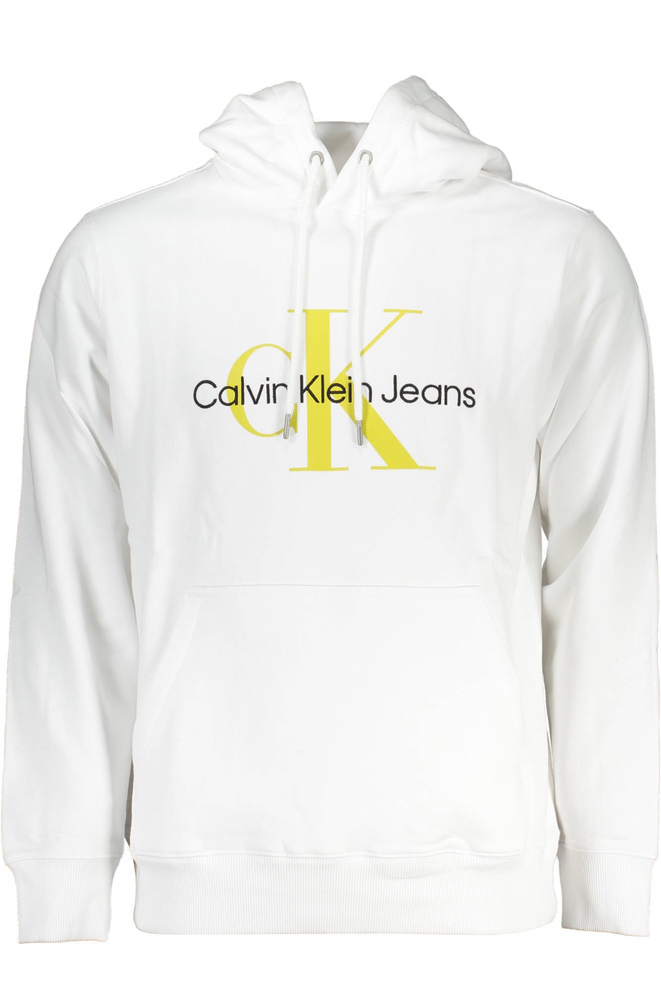 J30J320805_92A812C_BIANCOYAF – CALVIN KLEIN FELPA SENZA ZIP UOMO BIANCO – Größe: 2XL – Farbe: Bianco
