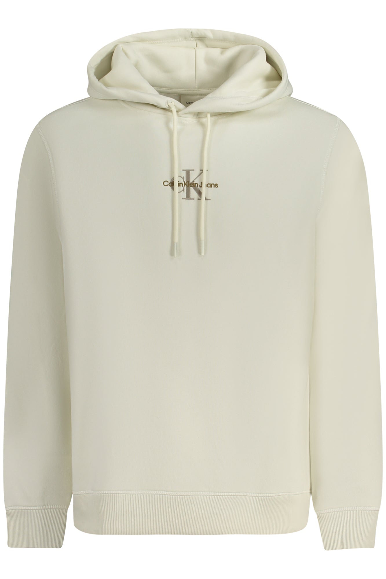 J30J325629_BIYBI – Herren Kapuzen-Sweatshirt Weiß mit Stickerei aus recycelter Baumwolle – Größe: L, XL, S, M, 2XL – Farbe: Bianco