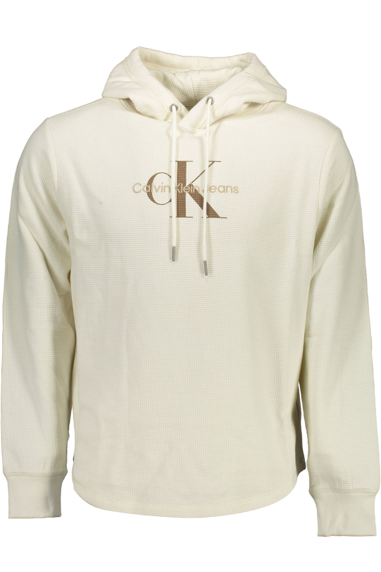 J30J322701_BIANCO_YBI – CALVIN KLEIN FELPA SENZA ZIP UOMO BIANCO – Größe: S, M, L, XL, 2XL – Farbe: Bianco