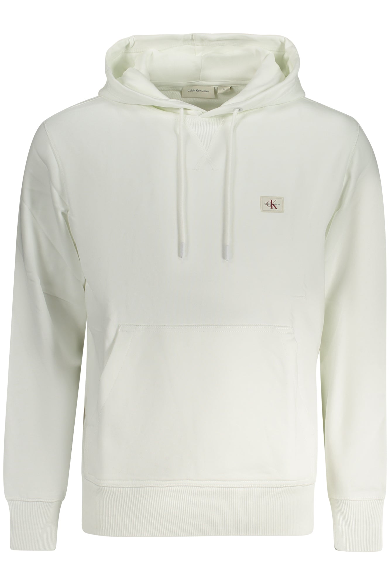 J30J327113_BIYAF – Herren Kapuzen-Sweatshirt Weiß – Nachhaltige Baumwolle & Logo Applikation – Größe: S, M, L, XL, 2XL – Farbe: Bianco