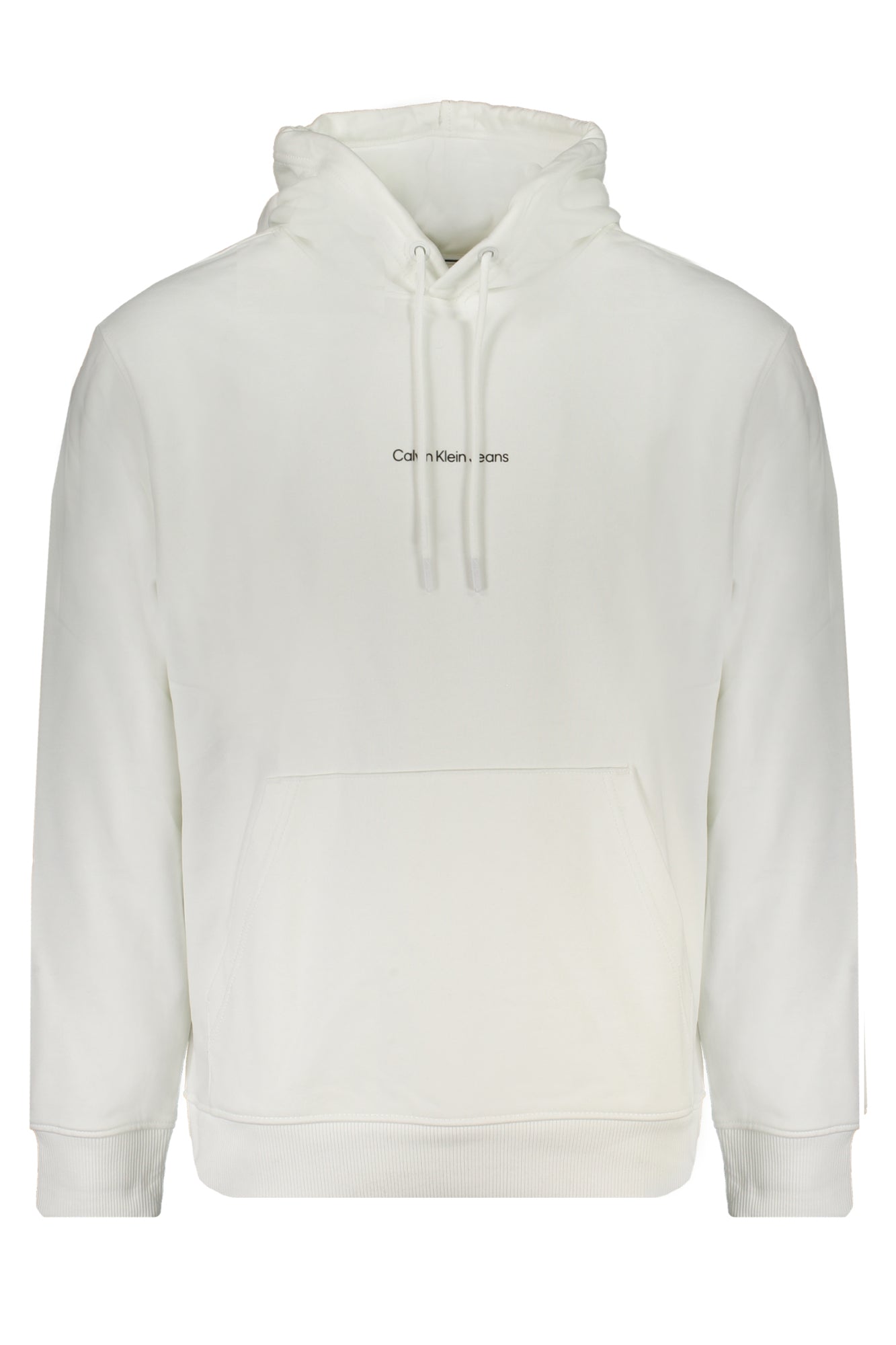 J30J325639_BIYAF – Herren Hoodie Weiß mit Logodruck aus 95% Regenerativer Baumwolle – Größe: S, M, L, XL, 2XL – Farbe: Bianco