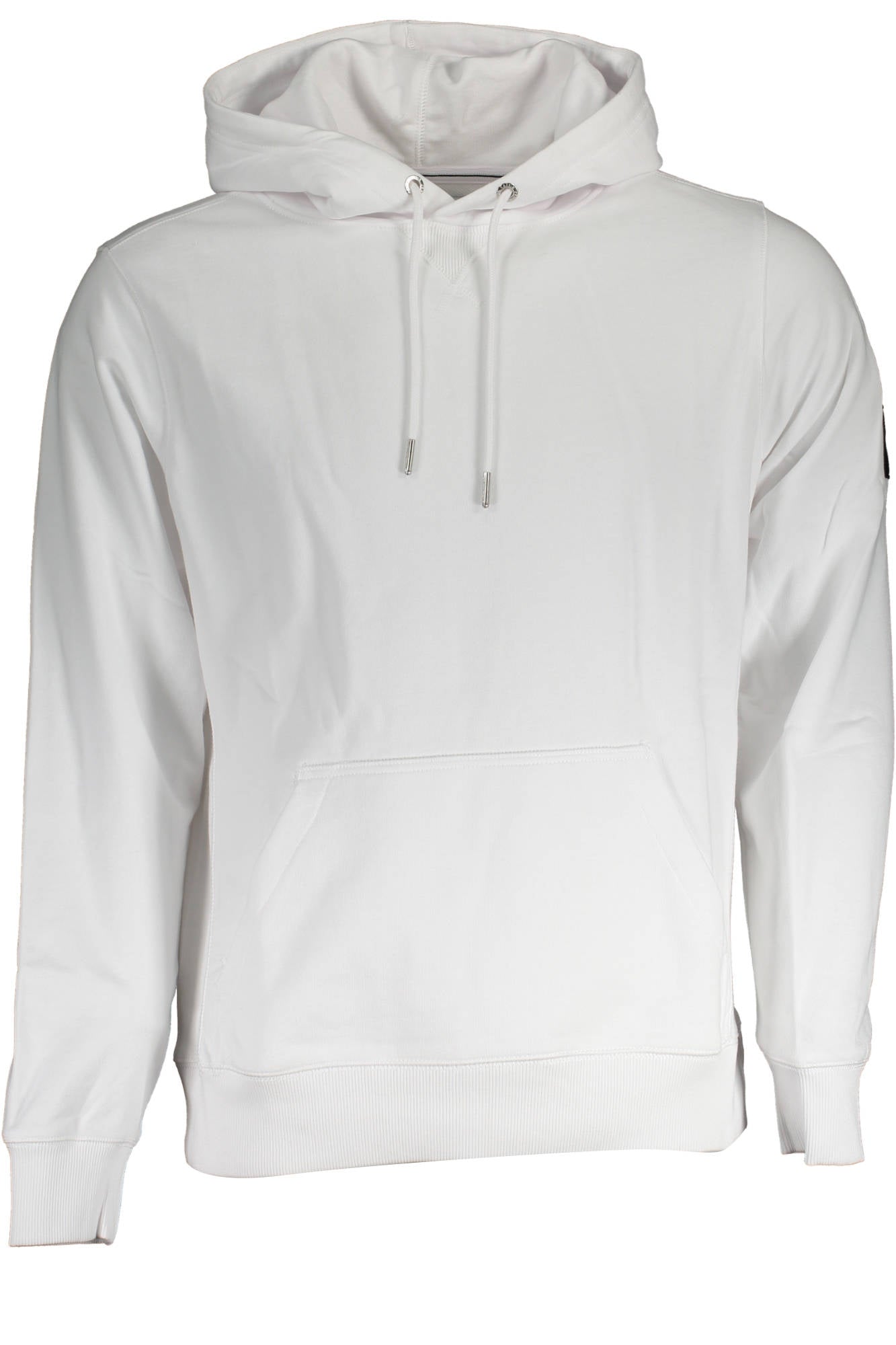 J30J314036_BIANCO_YAF – Weißes Herren-Sweatshirt mit Kapuze und Tasche - Stilvoll & Bequem – Größe: XL, 2XL – Farbe: Bianco