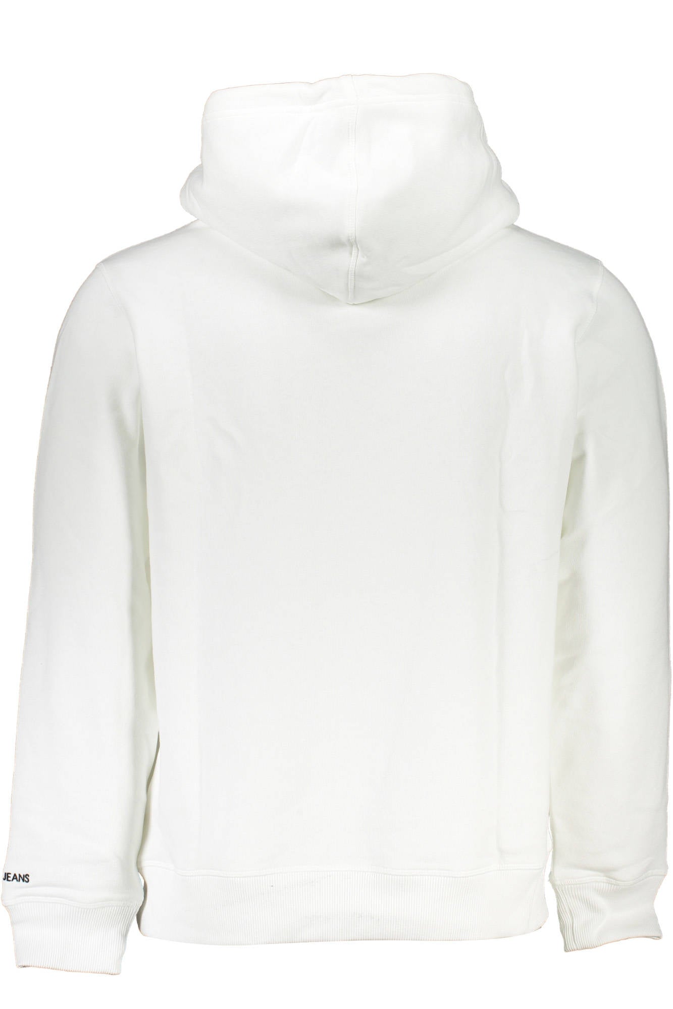 J30J315713_FDB93C6_BIANCOYAF – Weißes Herren-Sweatshirt mit Kapuze und Kängurutasche für Komfort – Größe: XL, 2XL, 3XL – Farbe: Bianco