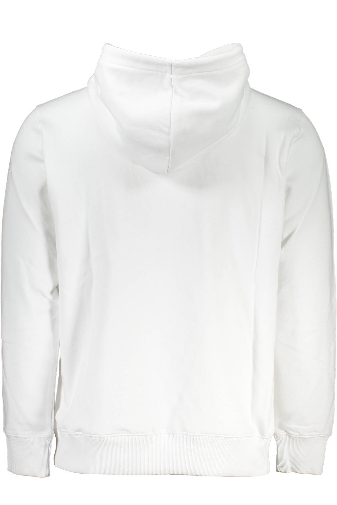J30J320805_BIANCO_YAF – Herren Bio-Baumwoll-Sweatshirt Weiß – Moderner Hoodie ohne Reißverschluss – Größe: L, XL – Farbe: Bianco