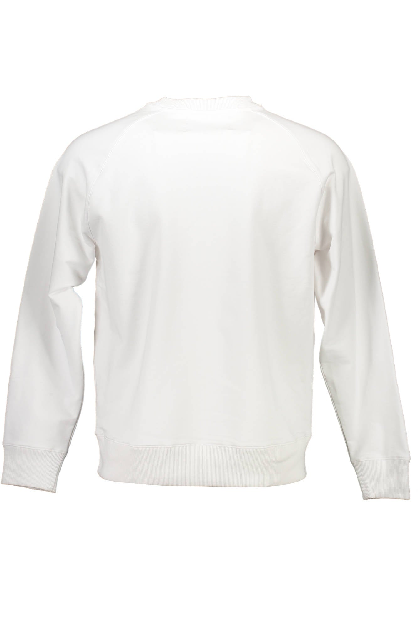 J30J318170_BIANCO_YAF – Weißes Herren-Sweatshirt: Langarm, Rundhals, Logodruck – Größe: XL, 2XL – Farbe: Bianco