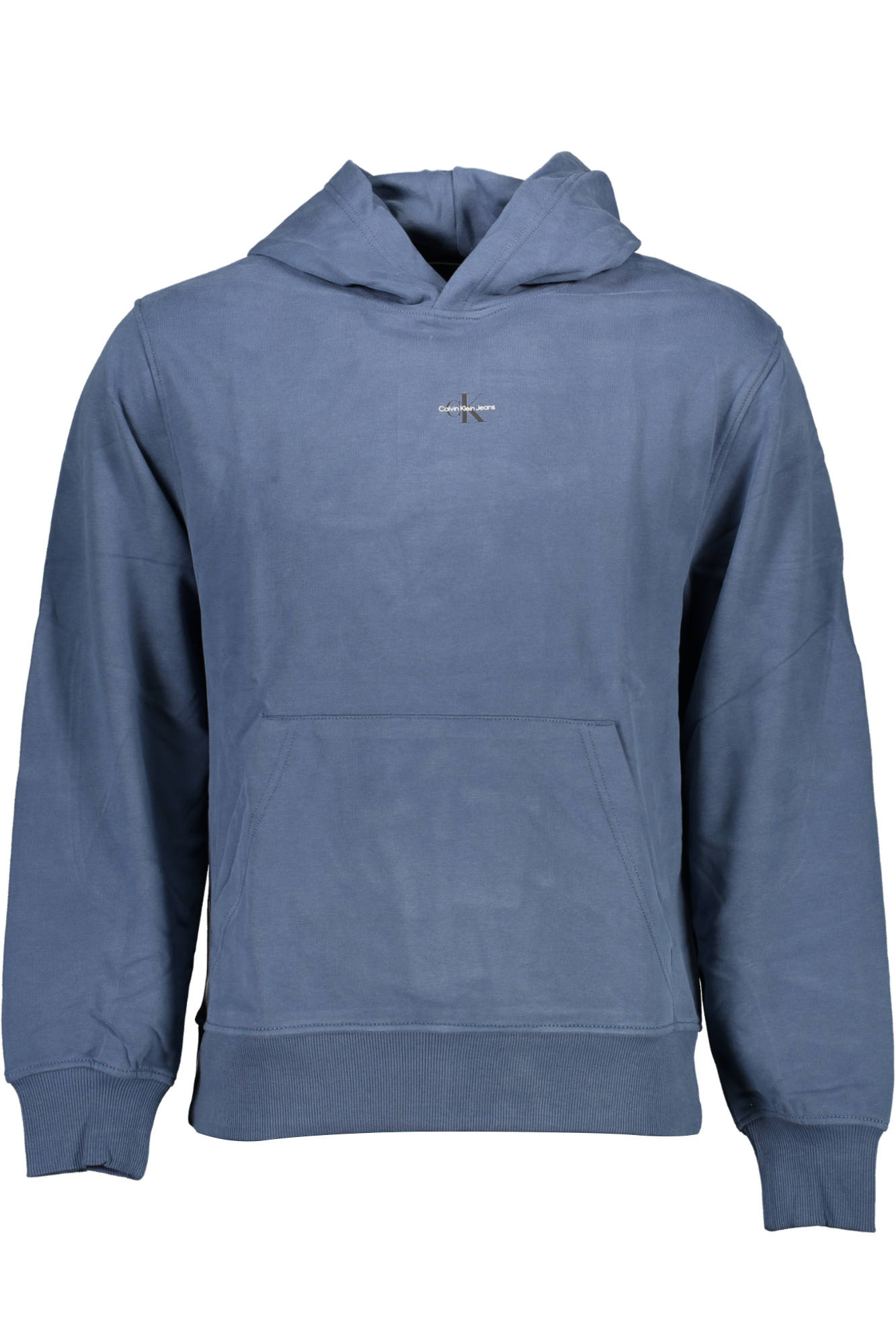J30J322535_BLU_DBZ – Herren Hoodie Blau - Bequemer Langarm-Kapuzenpullover mit Print – Größe: S, M, L, XL, 2XL – Farbe: Blu