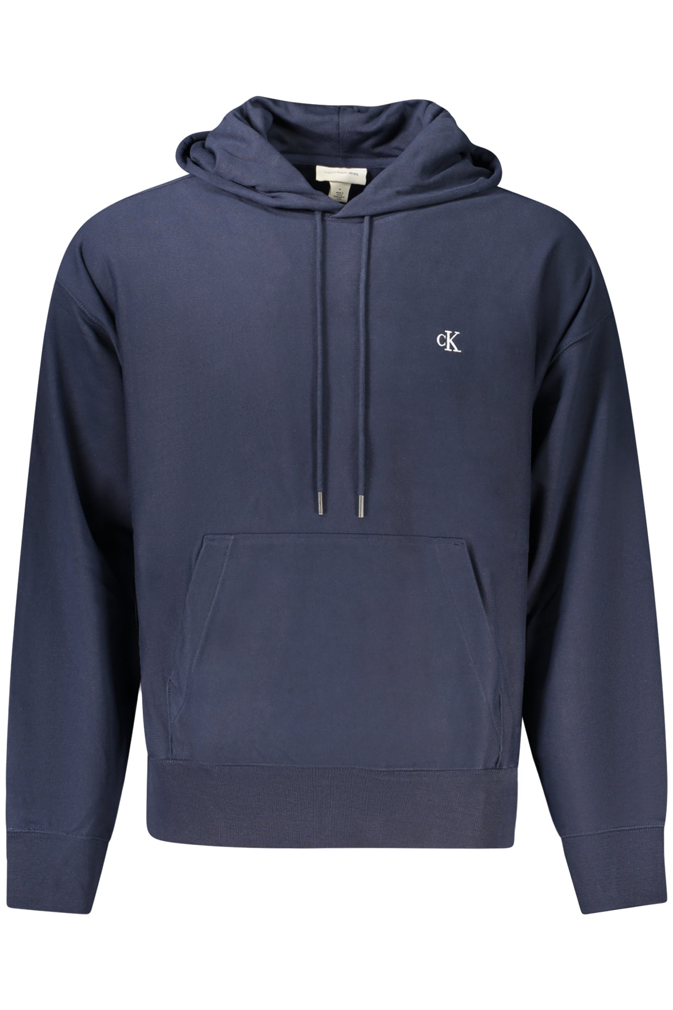 LV04RC278G_BLCEF – Herren Kapuzen-Sweatshirt Blau mit Stickerei & Reißverschluss – Größe: S, M, L, XL, 2XL – Farbe: Blu