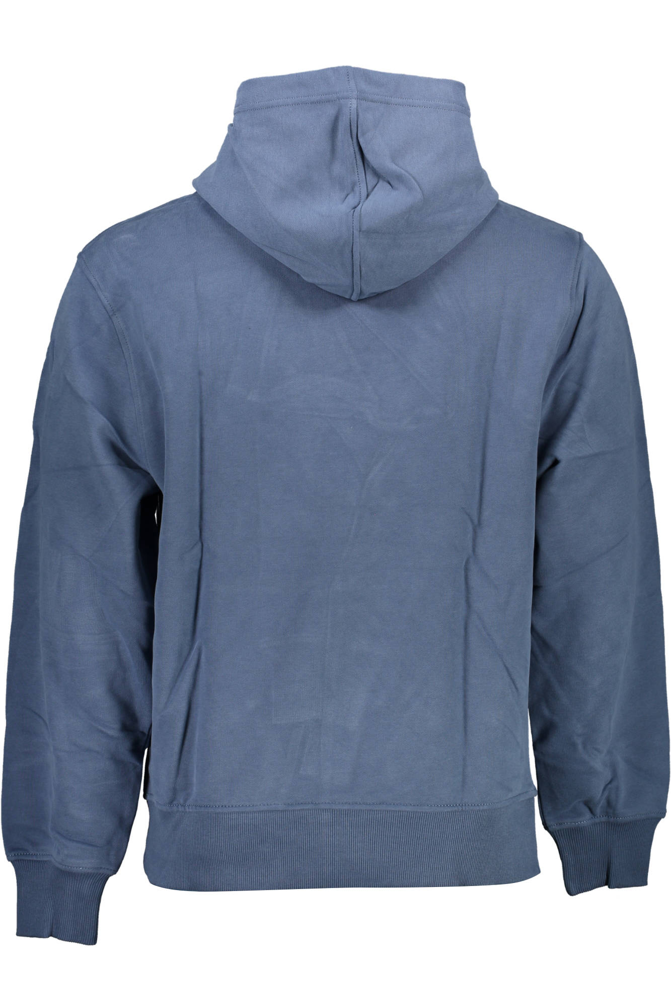 J30J322535_BLU_DBZ – Herren Hoodie Blau - Bequemer Langarm-Kapuzenpullover mit Print – Größe: S, M, L, XL, 2XL – Farbe: Blu