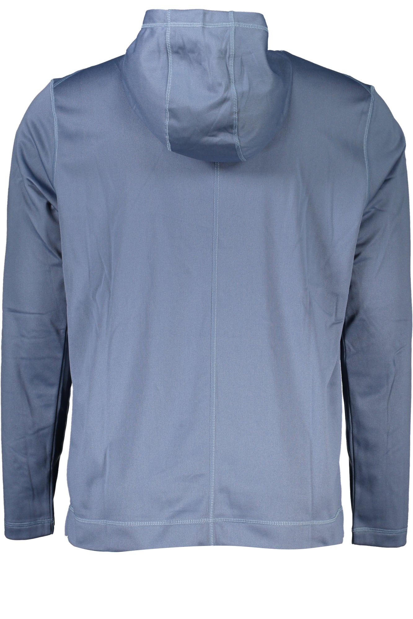 00GMS4W328_BL5BX – Blauer Herren Langarm-Kapuzenpullover mit Logo und Kängurutasche – Größe: S, M, L, XL, 2XL – Farbe: Blu