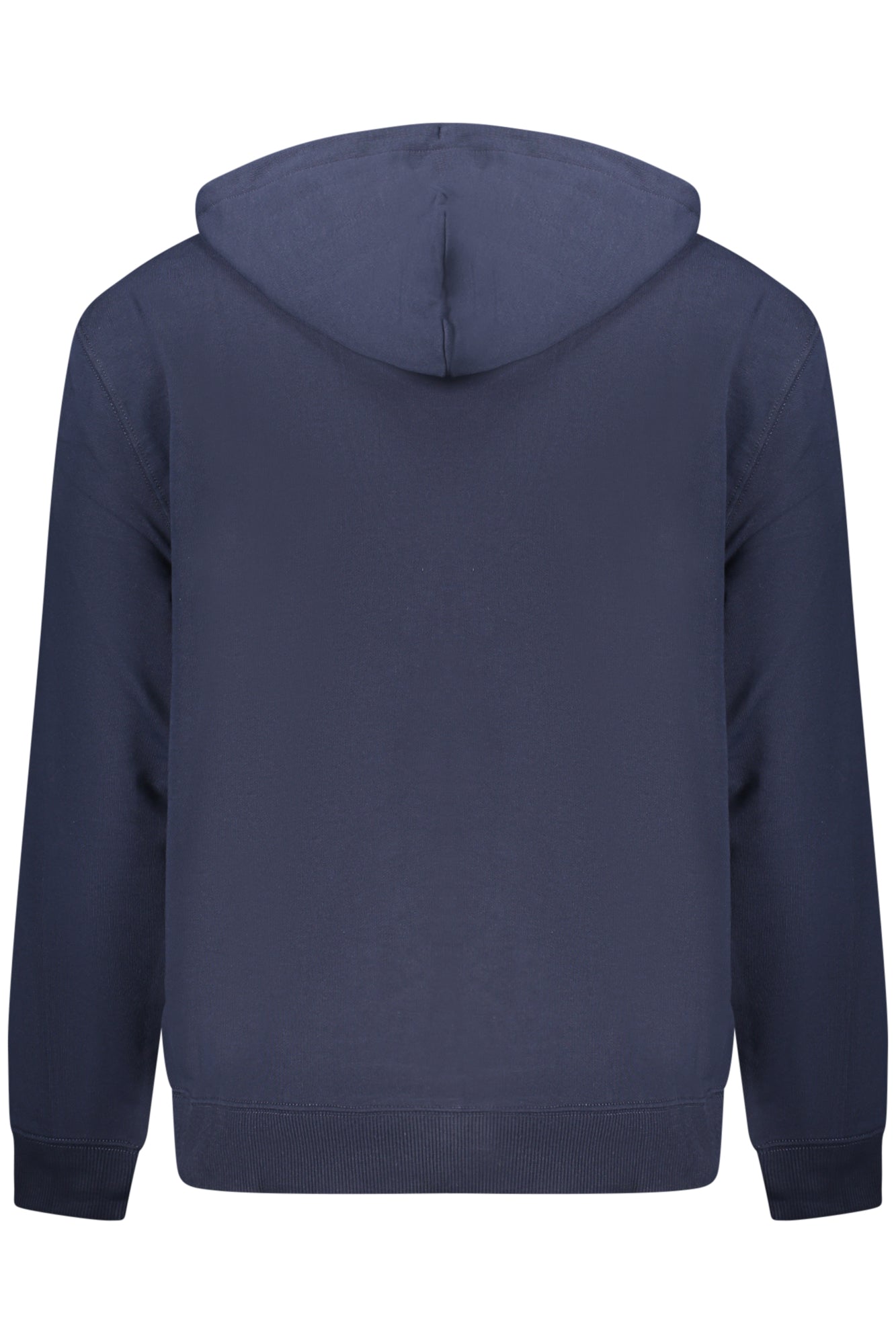 LV04RD243G_BLCEF – Herren Blaue Sweatjacke mit Kapuze und Stickerei - Gefüttert, Logo – Größe: S, M, L, XL – Farbe: Blu