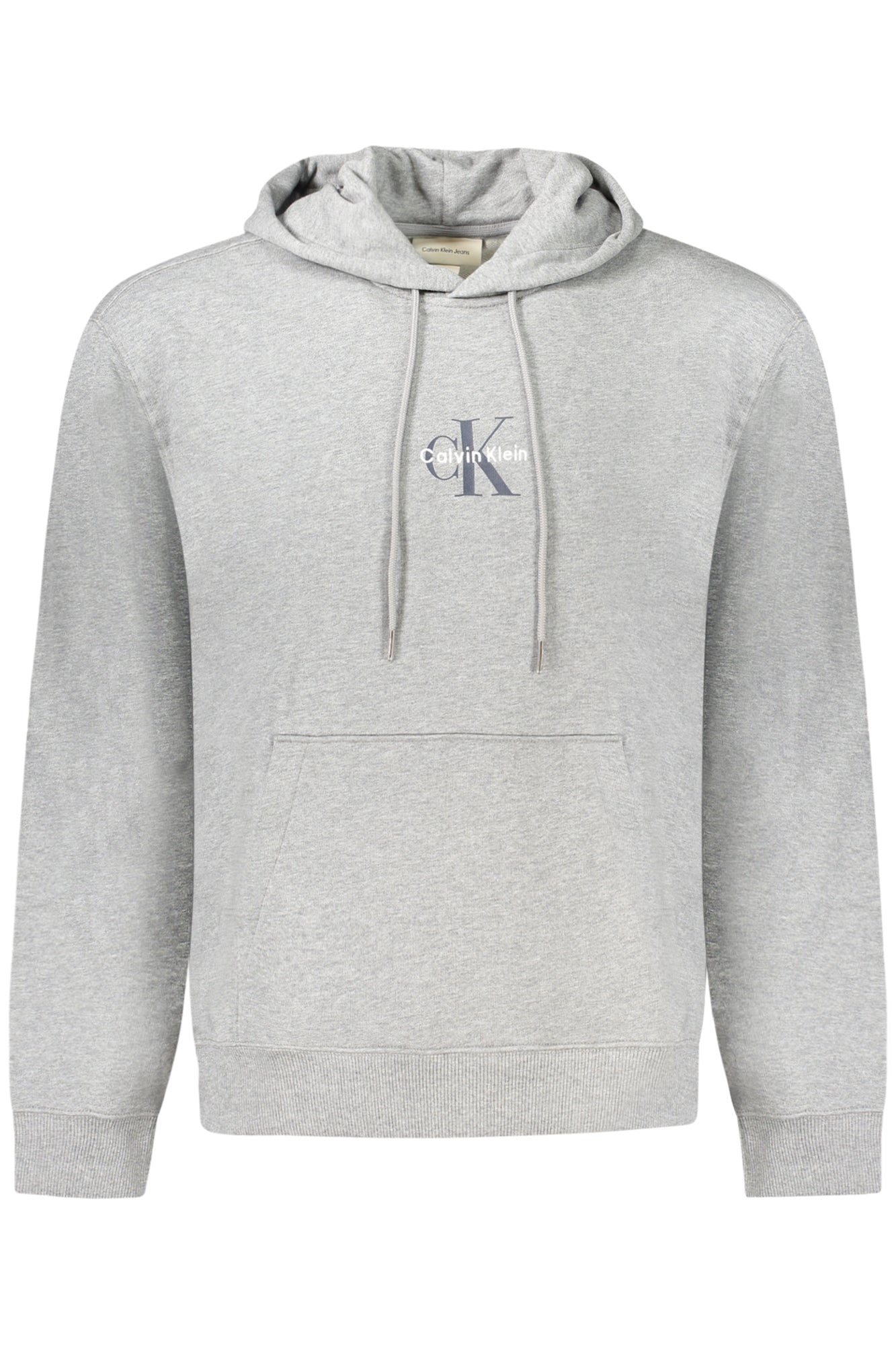 LV04RD243G_GRP7E – Stylischer grauer Langarm-Hoodie mit Zipper für Herren – Größe: S, M, L, XL – Farbe: Grigio