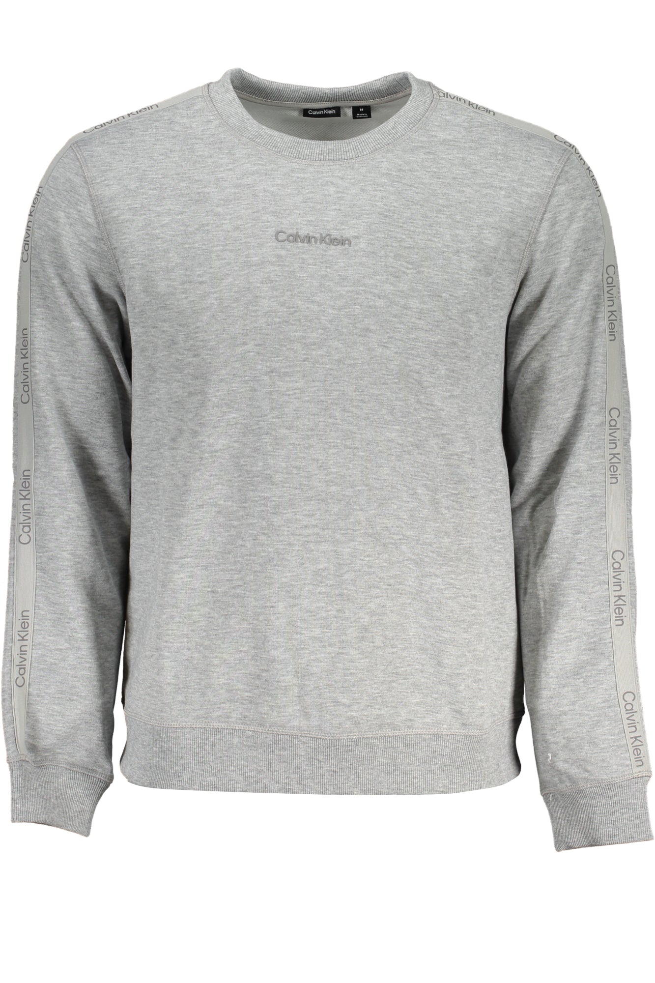 00GMS4W337_GRMUS – Graues Herren-Sweatshirt: Langarm, Rundhals, Stilvolle Details – Größe: S, M, L, XL, 2XL – Farbe: Grigio