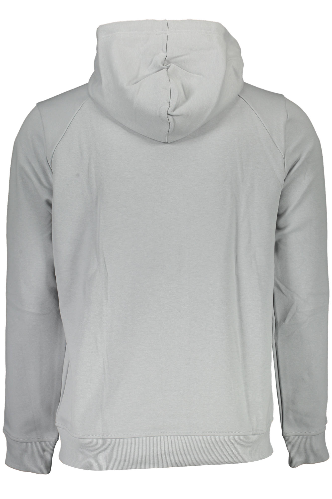 00GMF2W320_GRIGIO_9NS – Graues Herren-Sweatshirt mit Kapuze und reflektierendem Print – Größe: M, L – Farbe: Grigio