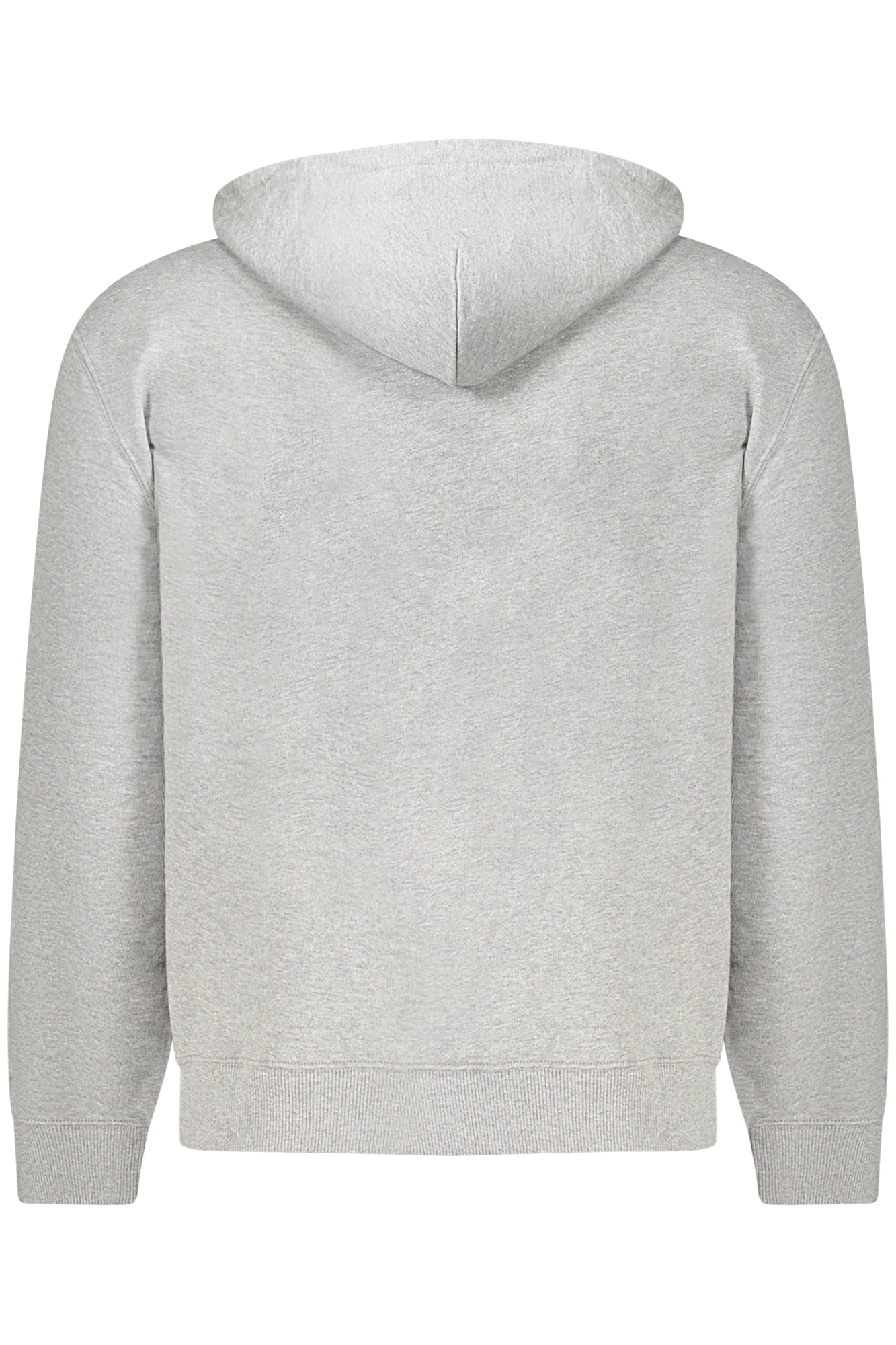 LV04RD243G_GRP7E – Stylischer grauer Langarm-Hoodie mit Zipper für Herren – Größe: S, M, L, XL – Farbe: Grigio
