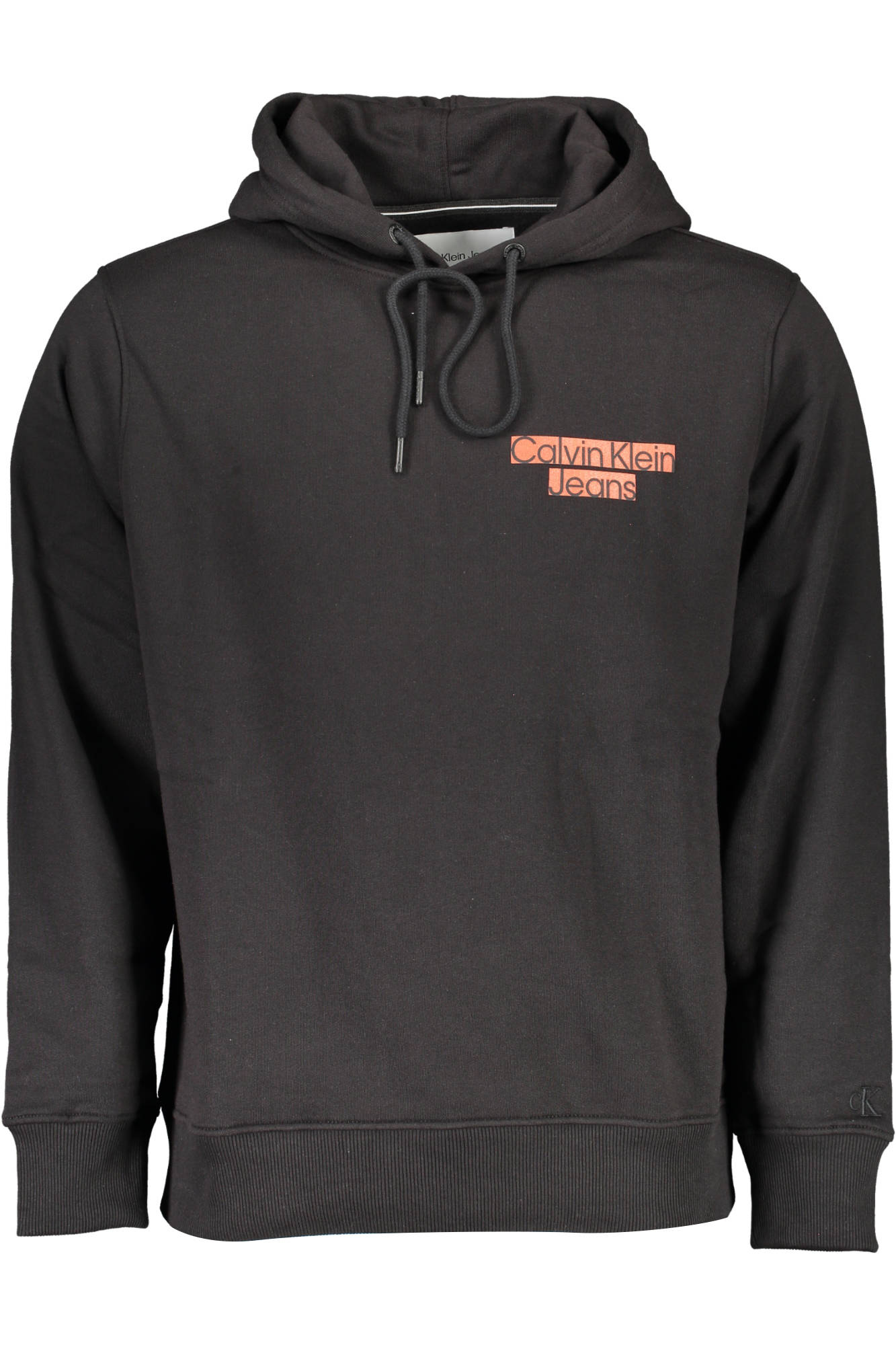 J30J321904_NERO_BEH – Herren-Kapuzenpullover in Schwarz mit Stickerei und Kontrastdetails – Größe: XL – Farbe: Nero