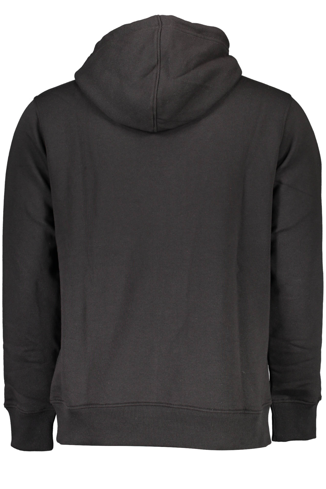 J30J321904_NERO_BEH – Herren-Kapuzenpullover in Schwarz mit Stickerei und Kontrastdetails – Größe: XL – Farbe: Nero