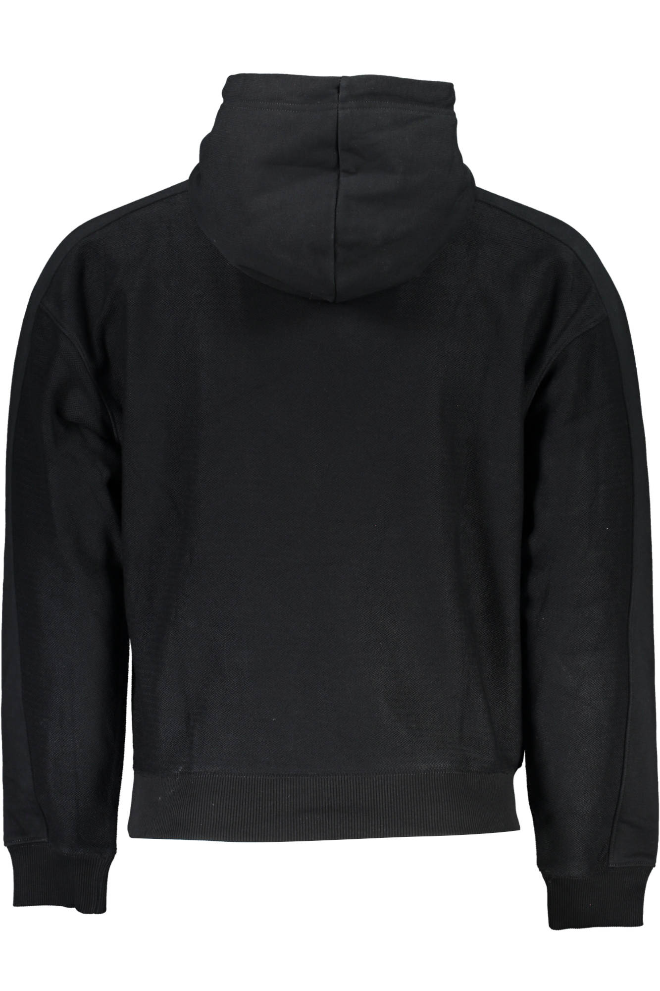 J30J320849_NERO_BEH – Stylisches Herren-Sweatshirt: Schwarzer Kapuzenpullover mit Druck – Größe: 2XL – Farbe: Nero