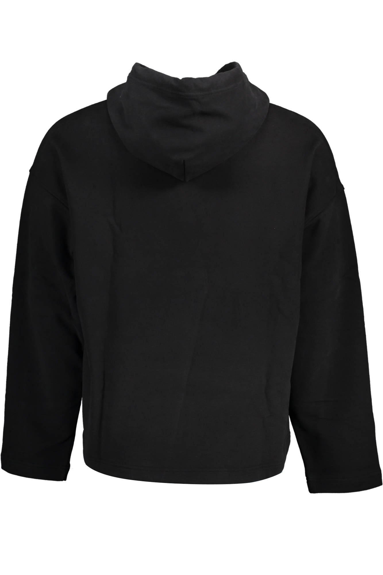 J30J322536_NERO_BEH – Nachhaltiges Herren-Sweatshirt: Schwarzer Hoodie aus recycelter Baumwolle – Größe: S, M, L, XL, 2XL – Farbe: Nero