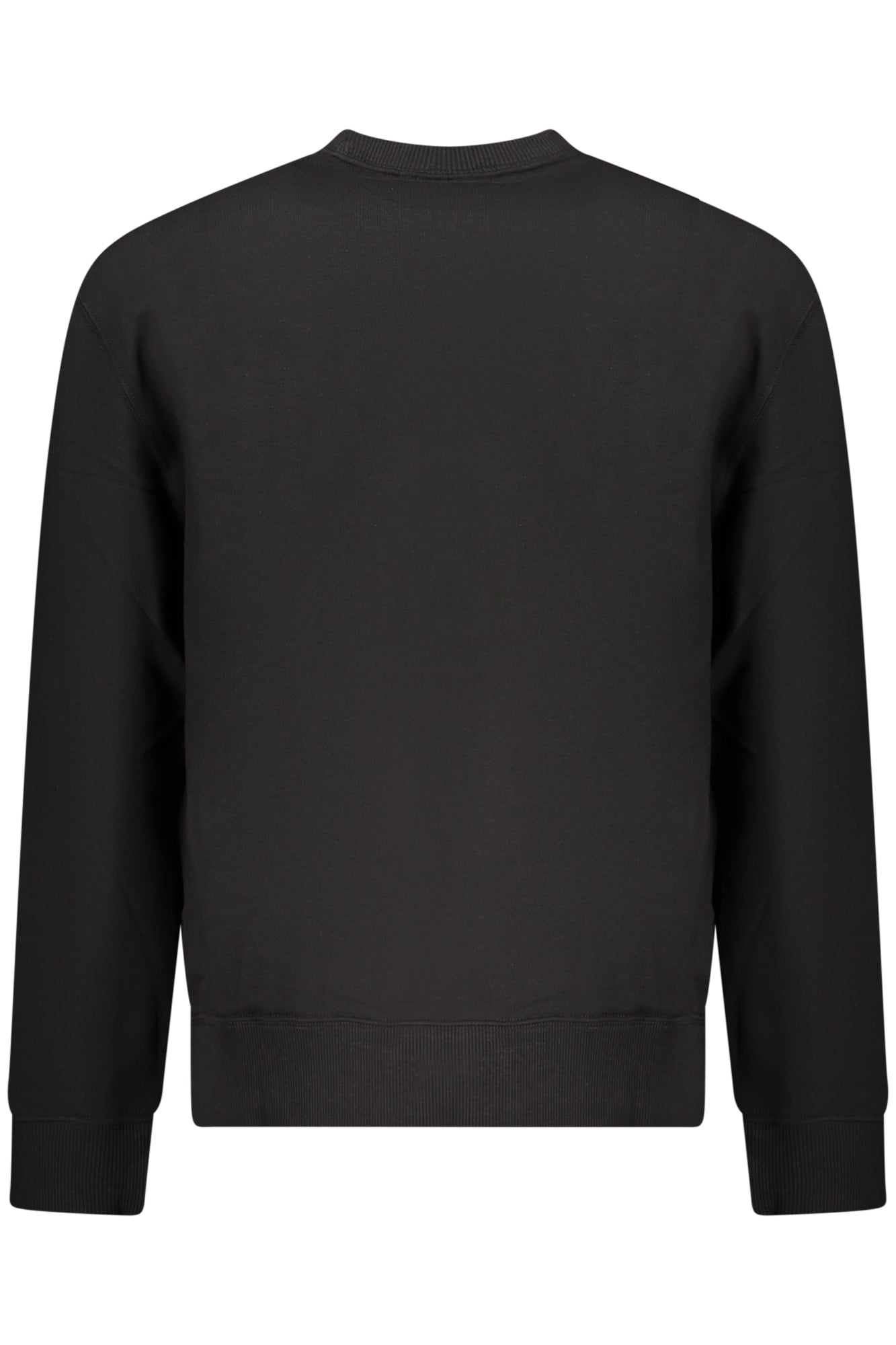 LV04RC296G_NEUB1 – Elegantes Herren-Sweatshirt Schwarz – Rundhals, Langarm, Stickerei – Größe: S, M, L, XL – Farbe: Nero