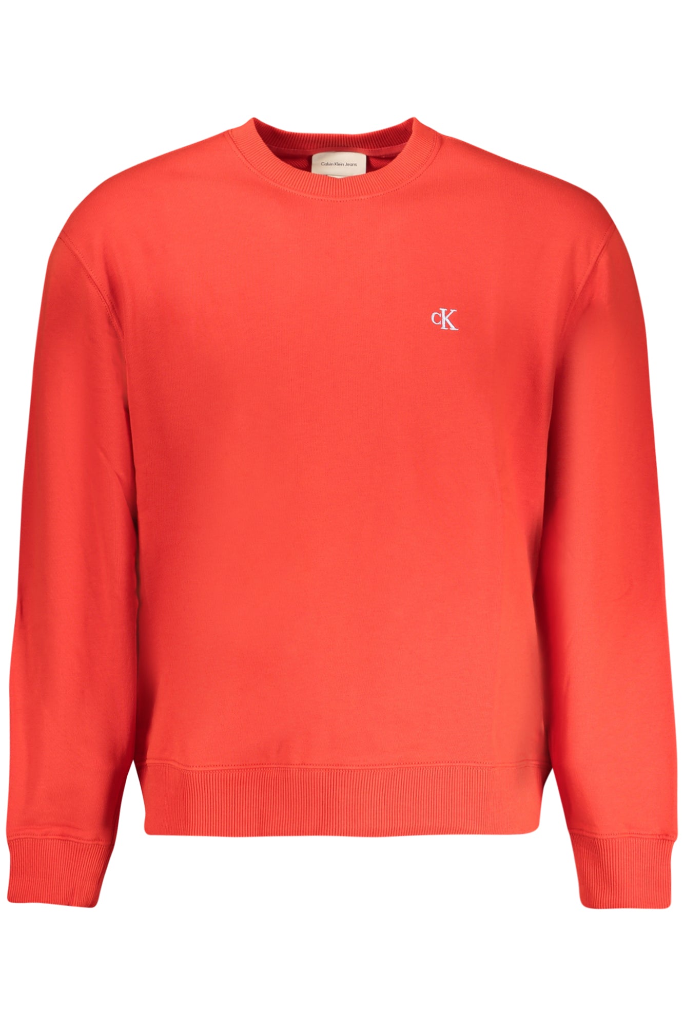 LV04RC296G_ROVMT – Stylisches rotes Herren Sweatshirt mit Rundhals und Stickerei. – Größe: S, M, L, XL, 2XL – Farbe: Rosso