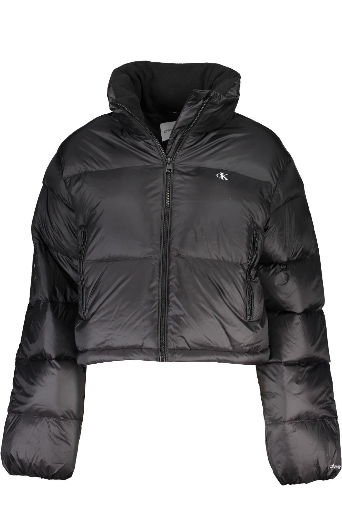 J20J221649_A8DD01F_NEROBEH – Elegante schwarze Damenjacke mit Reißverschluss - 100% recycelt – Größe: XS, M, L, XL, S – Farbe: Nero