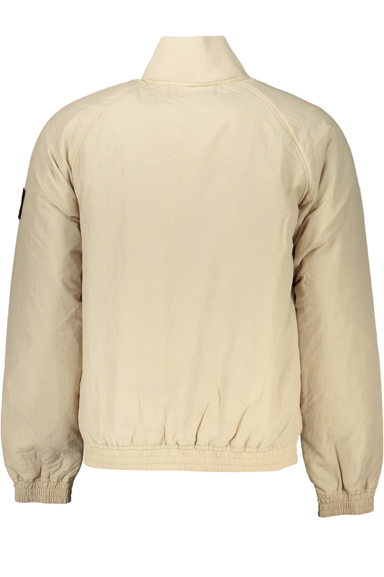 J30J324697_BEPED – Beige Herrenjacke aus recyceltem Material mit Taschen und Drucklogo – Größe: S, M, L, XL, 2XL – Farbe: Beige